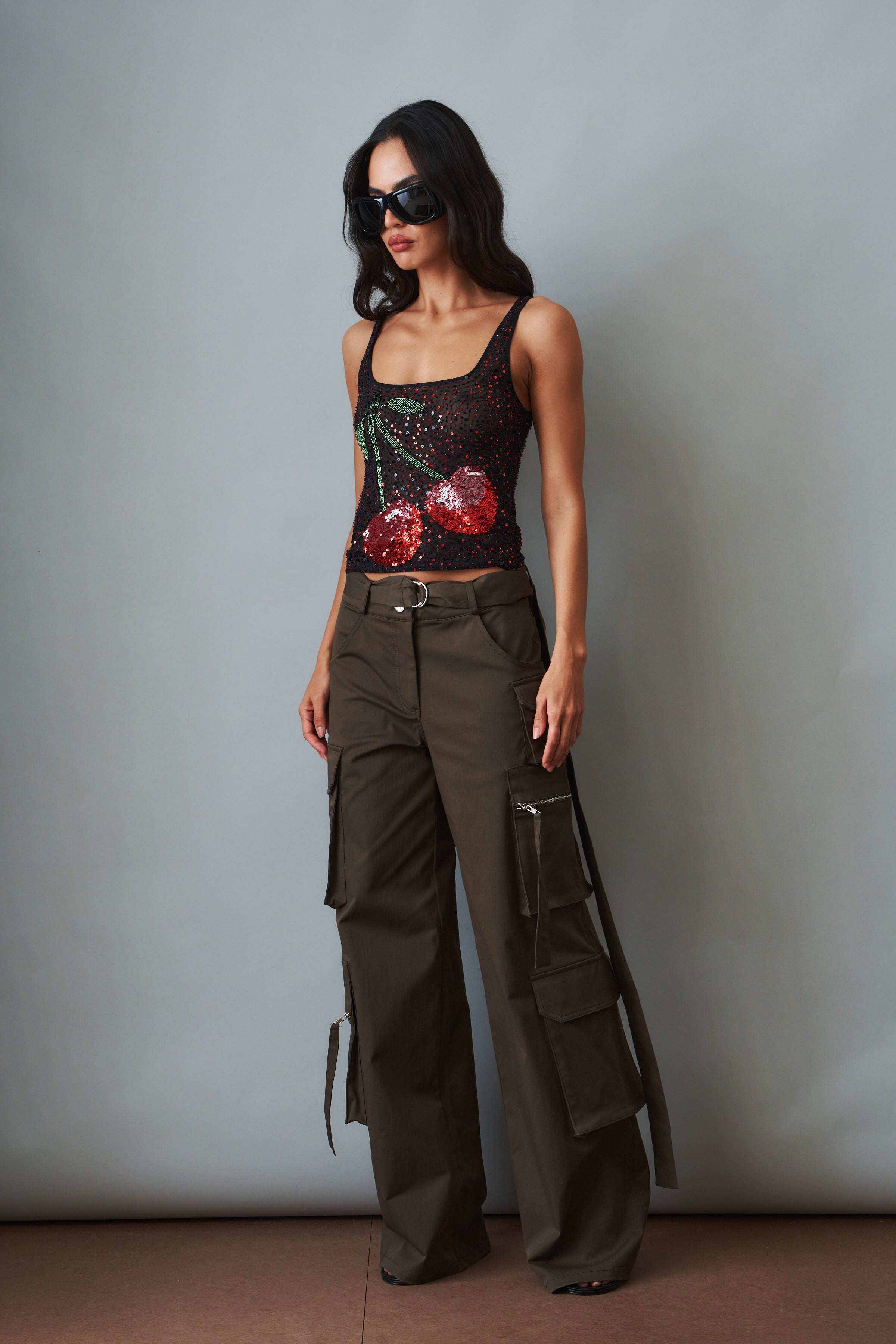 Khaki Cargo Pants - DÉSORDRE