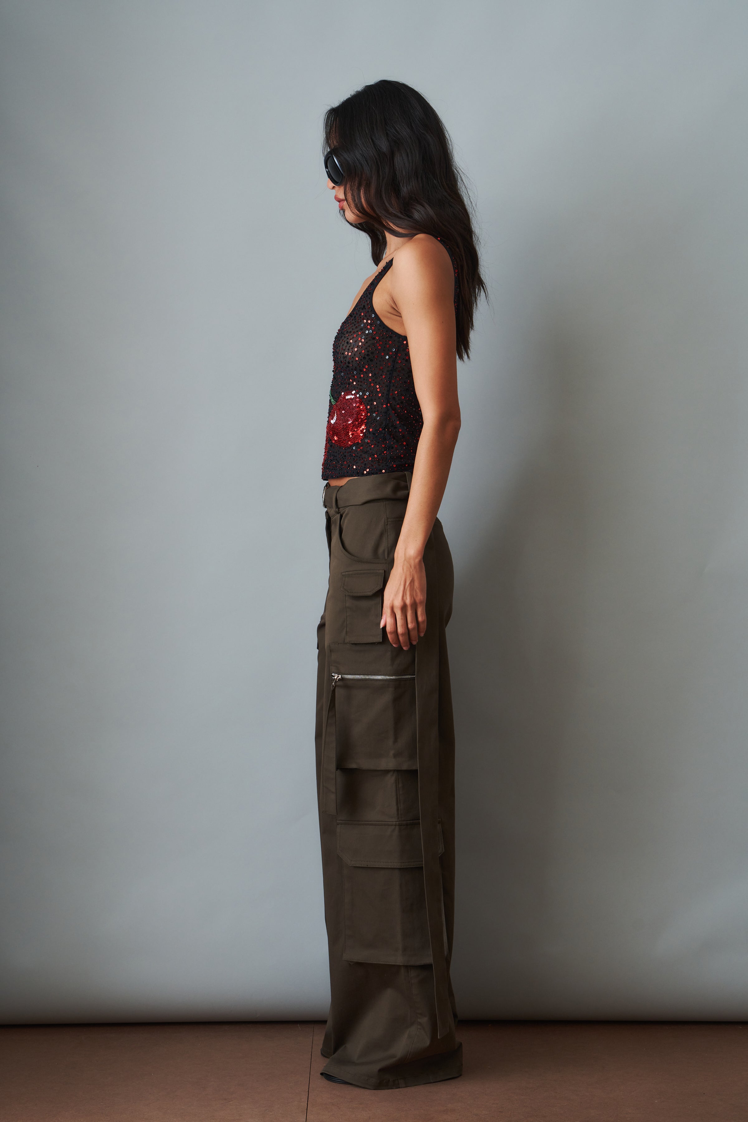 Khaki Cargo Pants - DÉSORDRE