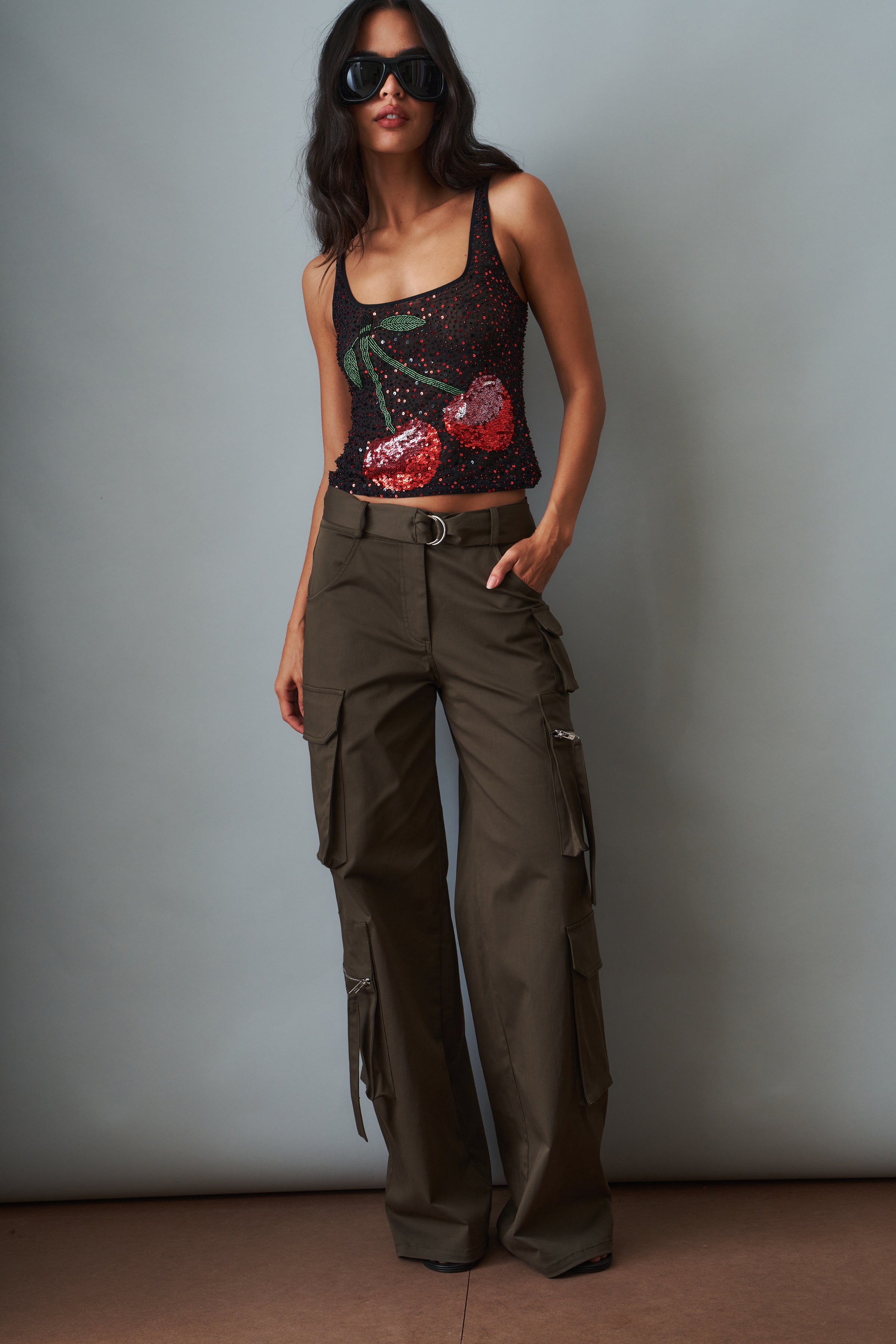 Khaki Cargo Pants - DÉSORDRE