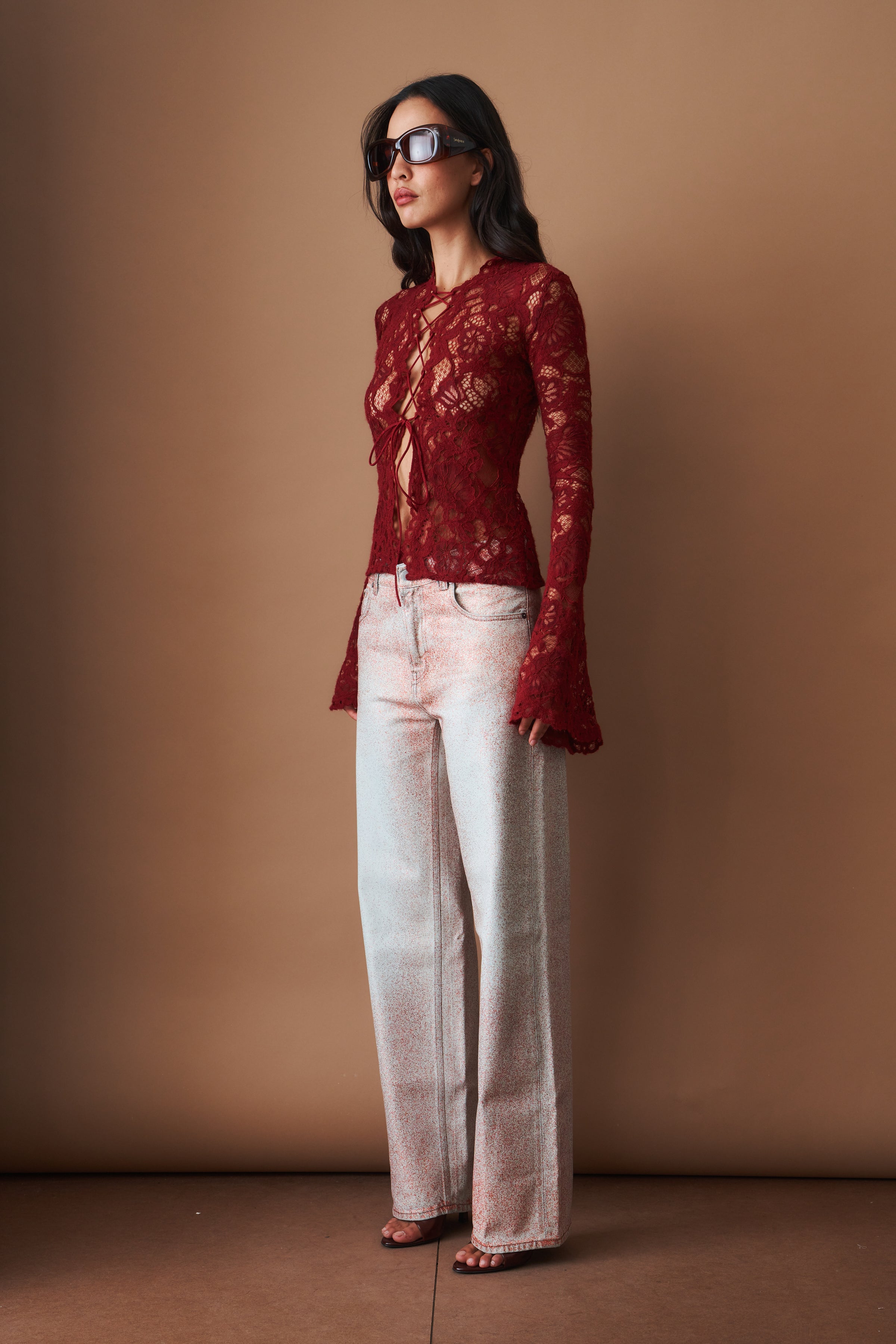Sally Top Burgundy - DÉSORDRE