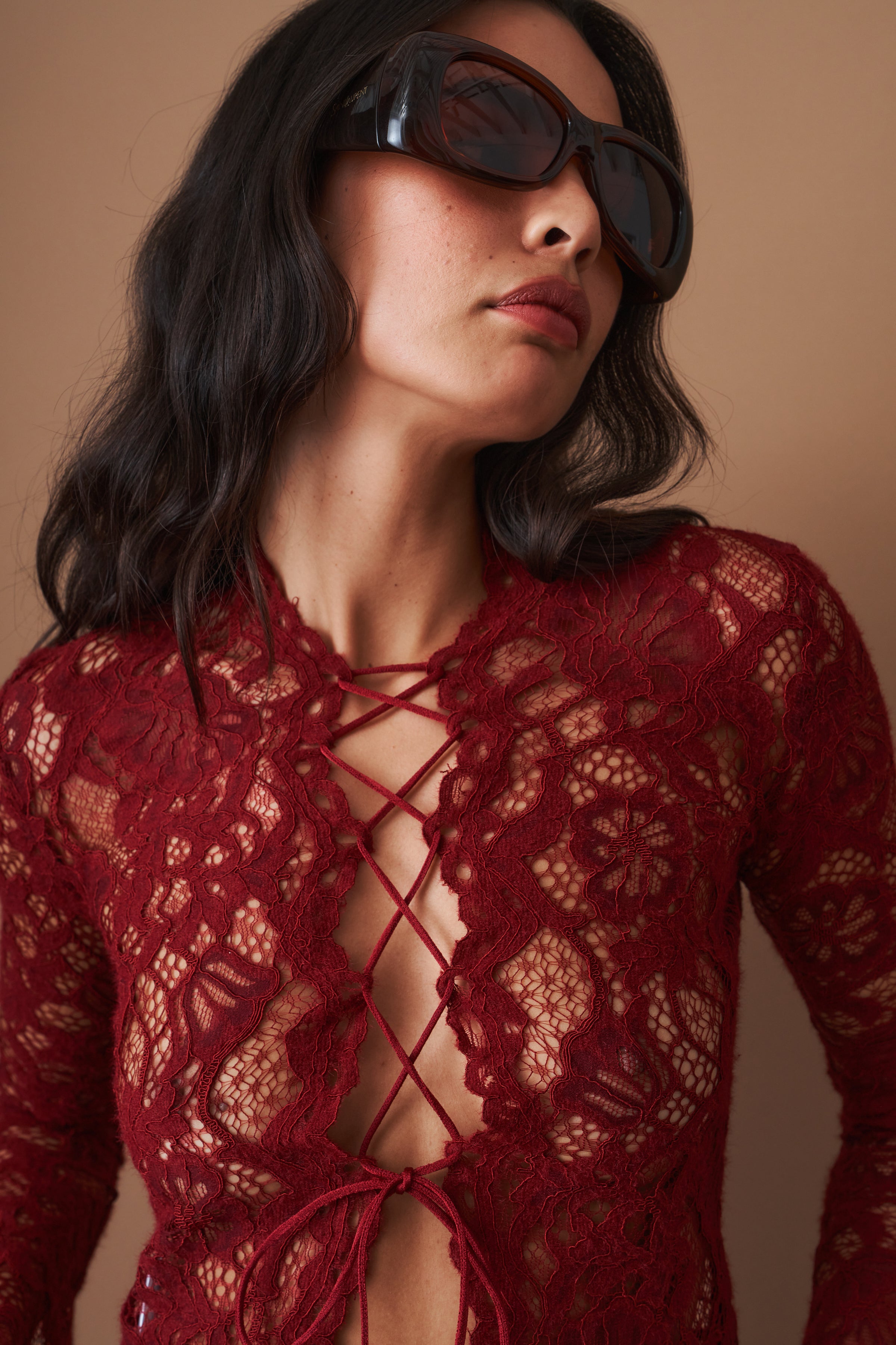 Sally Top Burgundy - DÉSORDRE