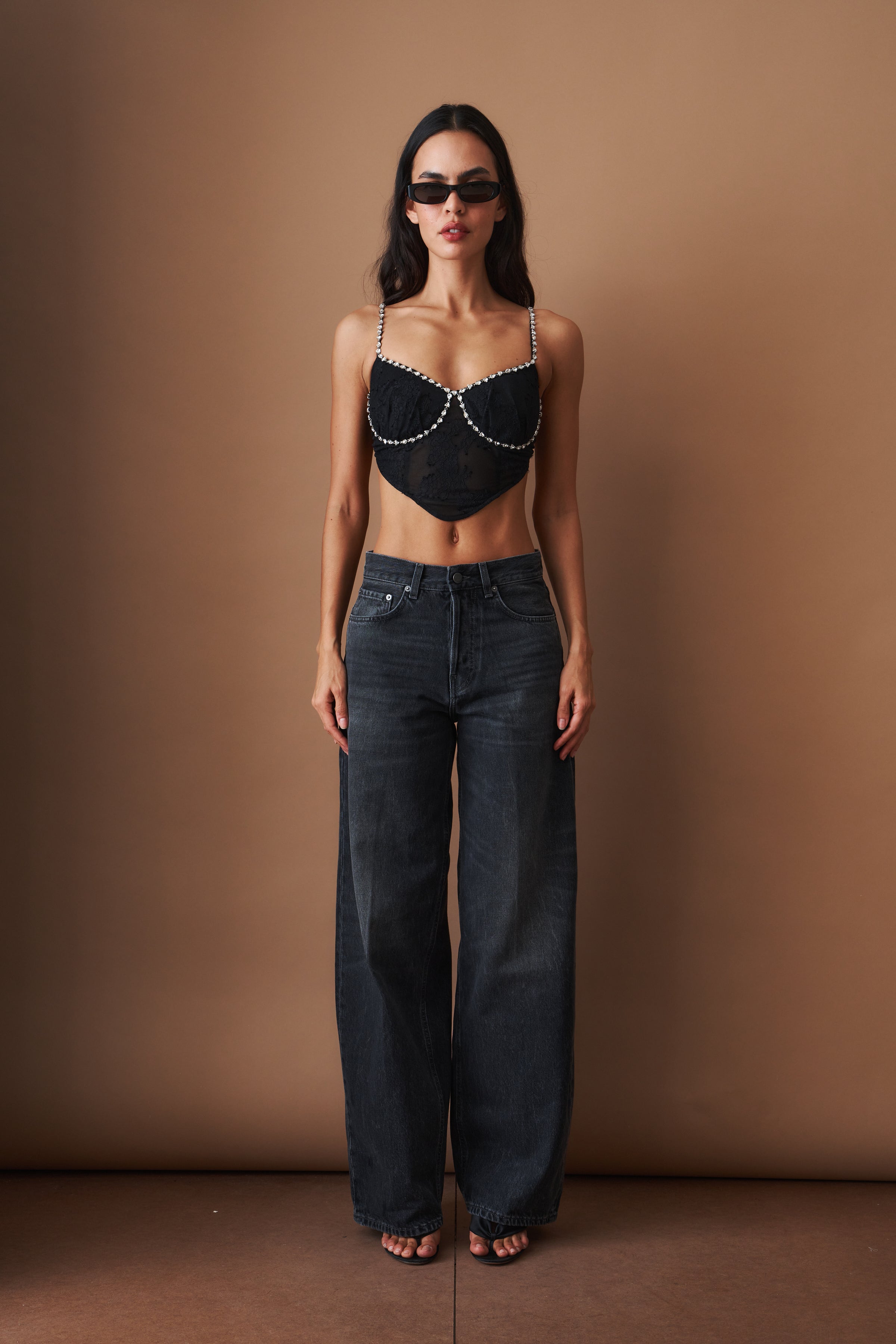 Noemi Lace Bow Top - DÉSORDRE