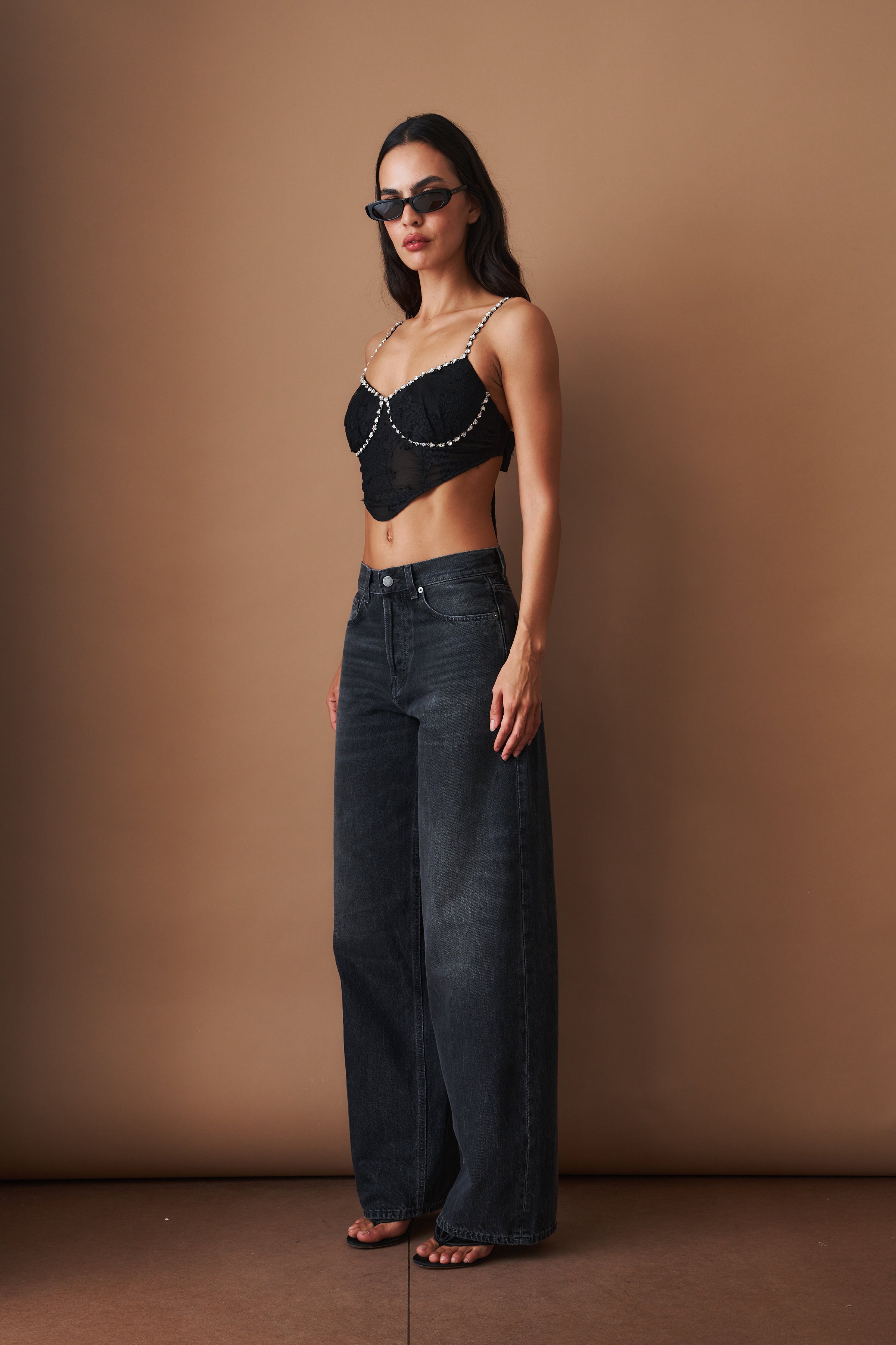 Noemi Lace Bow Top - DÉSORDRE