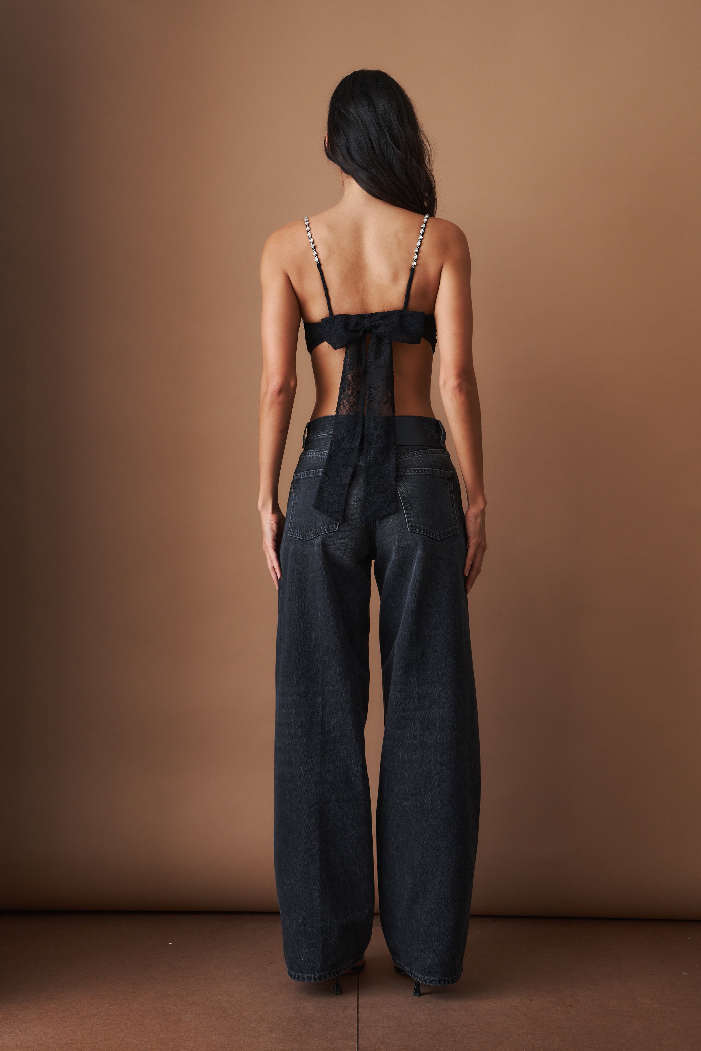 Noemi Lace Bow Top - DÉSORDRE