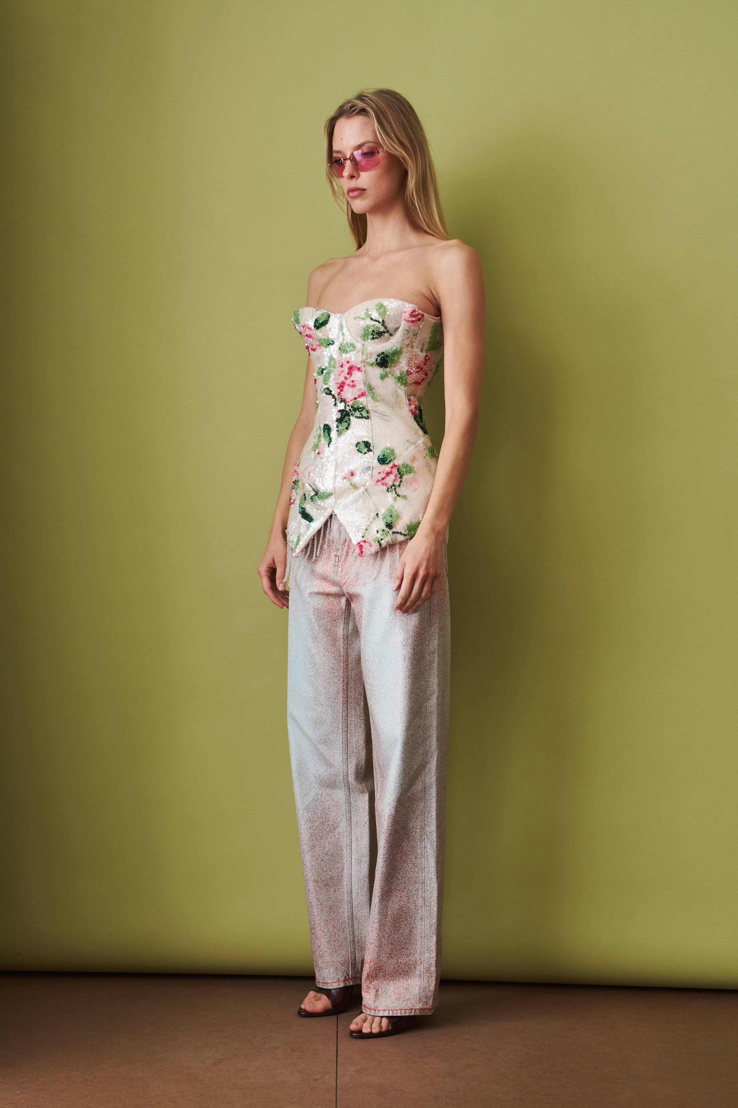 Floral Sculpt Corset - DÉSORDRE