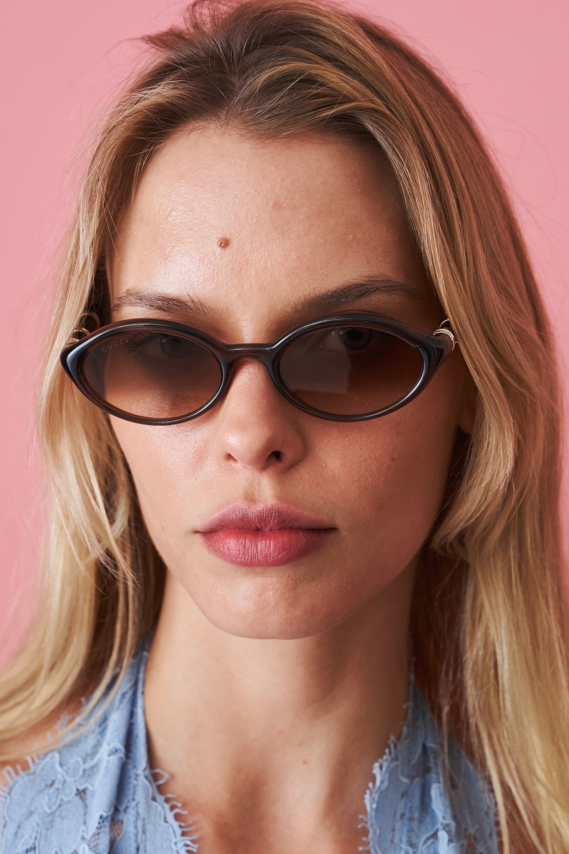 Black Oval Bamboo Sunglasses - DÉSORDRE