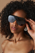 Black Flat Aviator