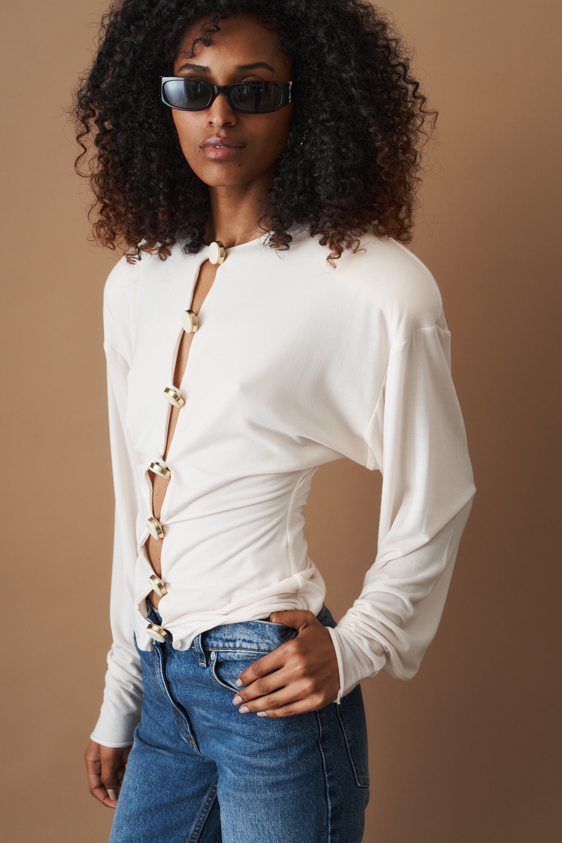 Aura Cream Cardigan