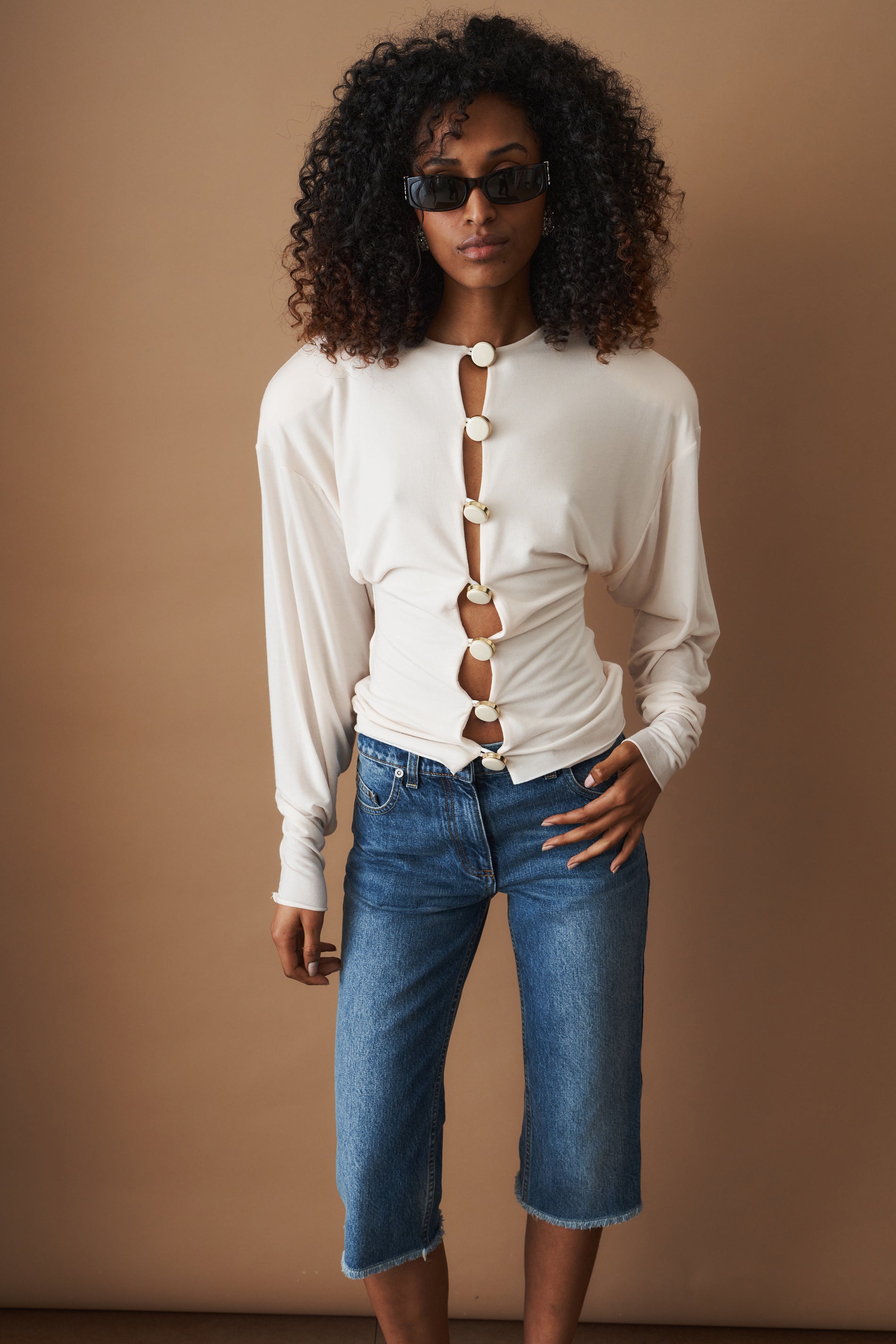 Aura Cream Cardigan