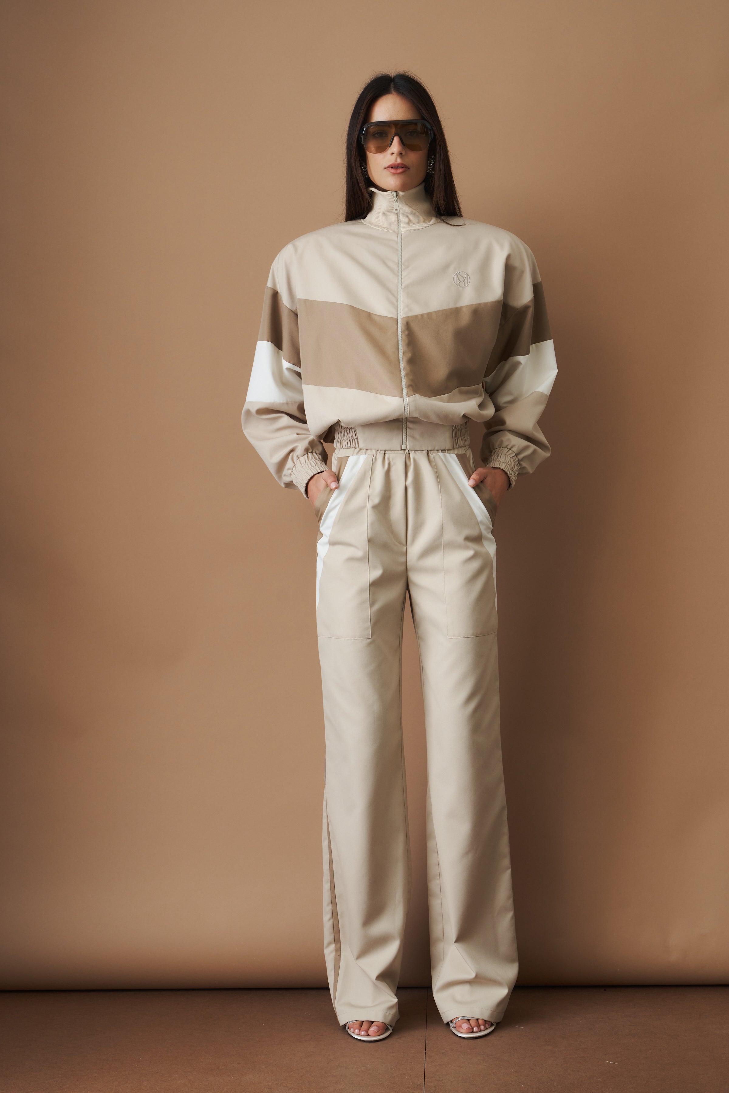 Sporty Jacket Beige