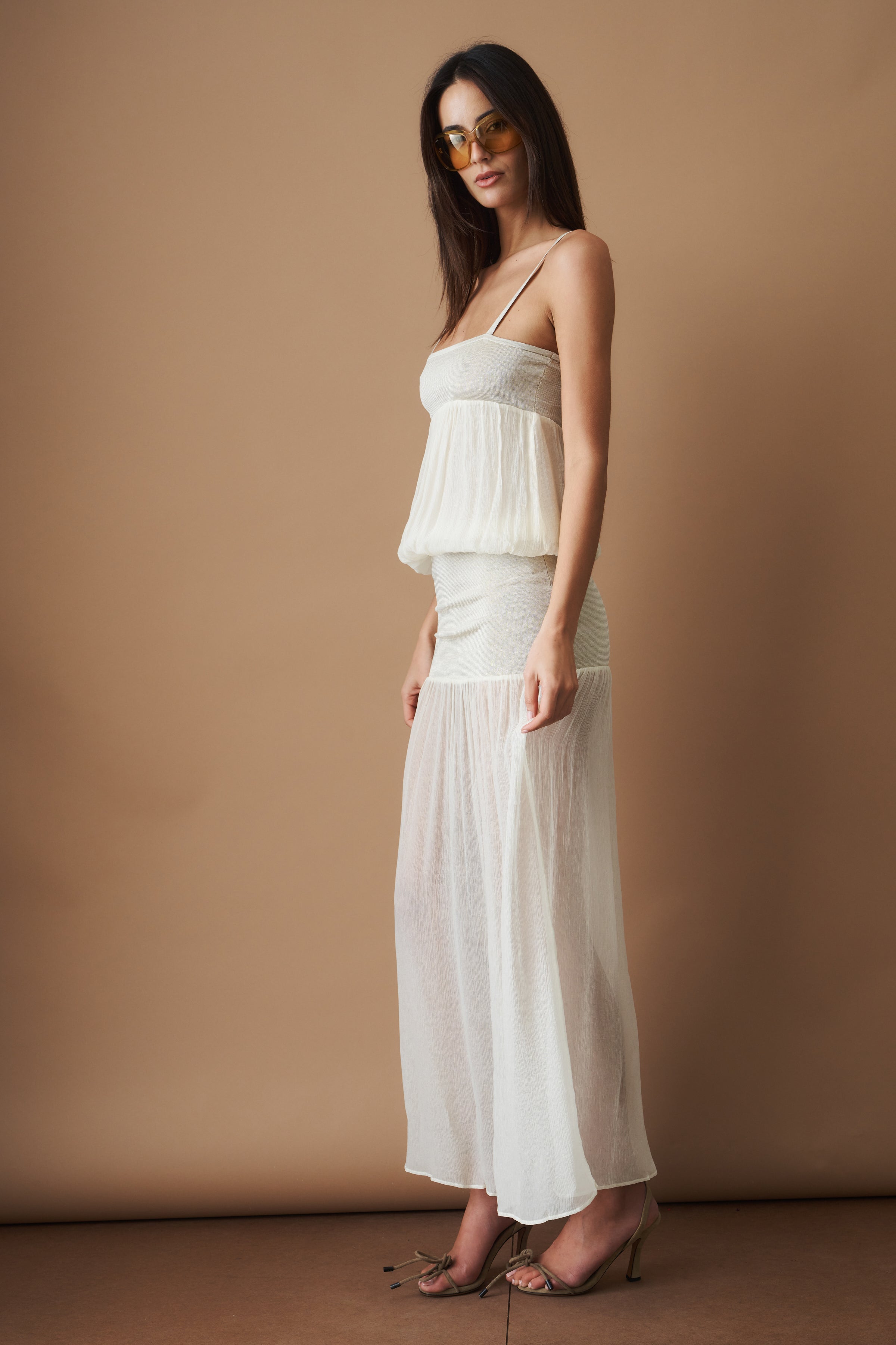 Ionis Dress Champagne Beige