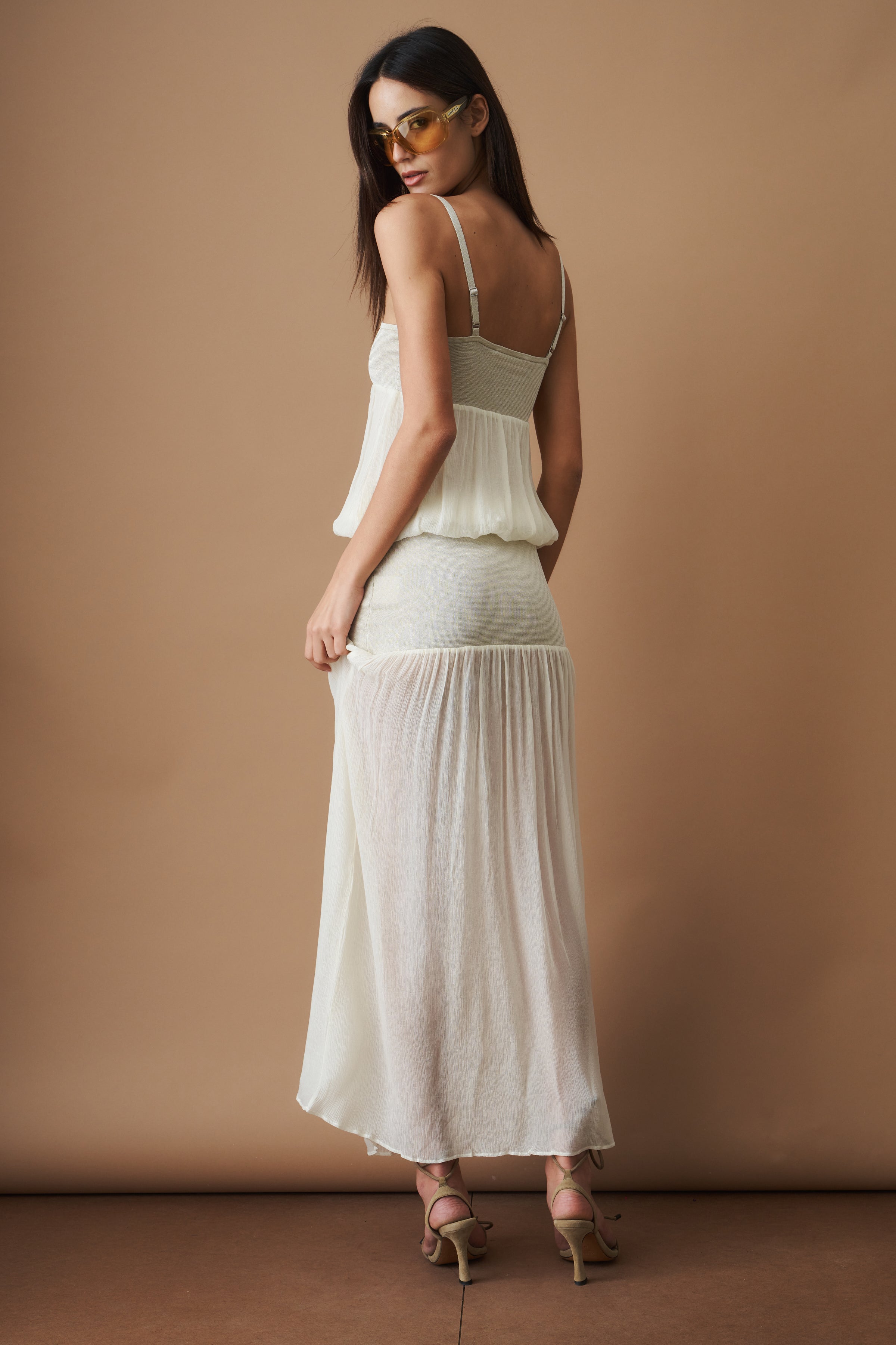 Ionis Dress Champagne Beige