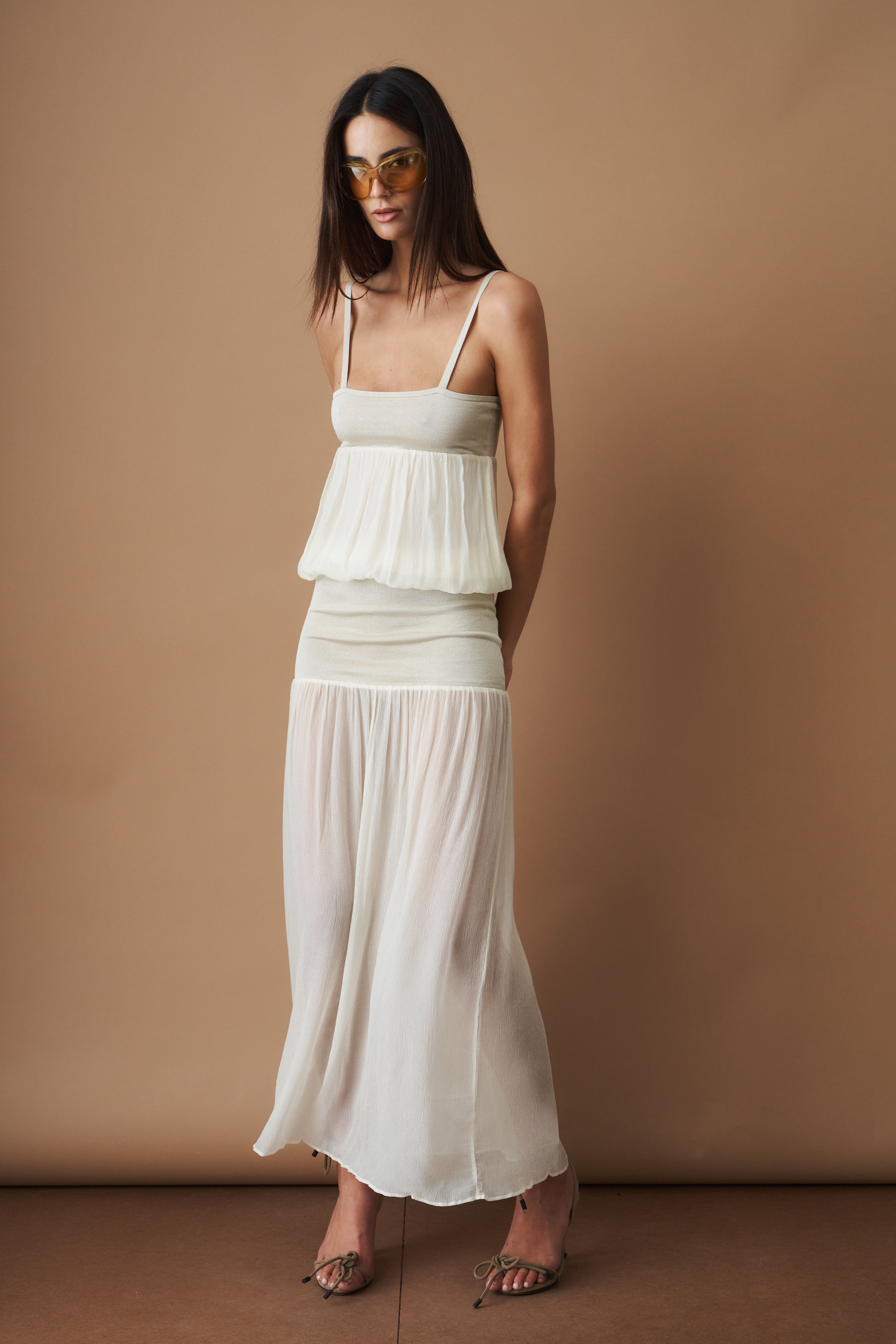 Ionis Dress Champagne Beige
