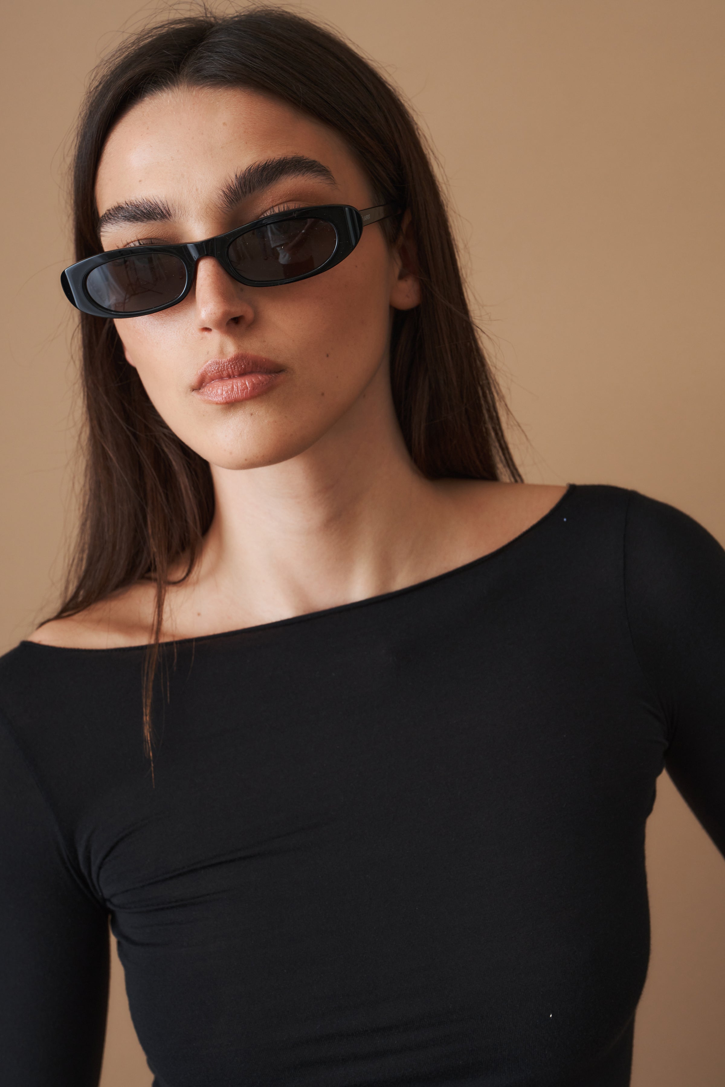 Boatneck Long Sleeve Black