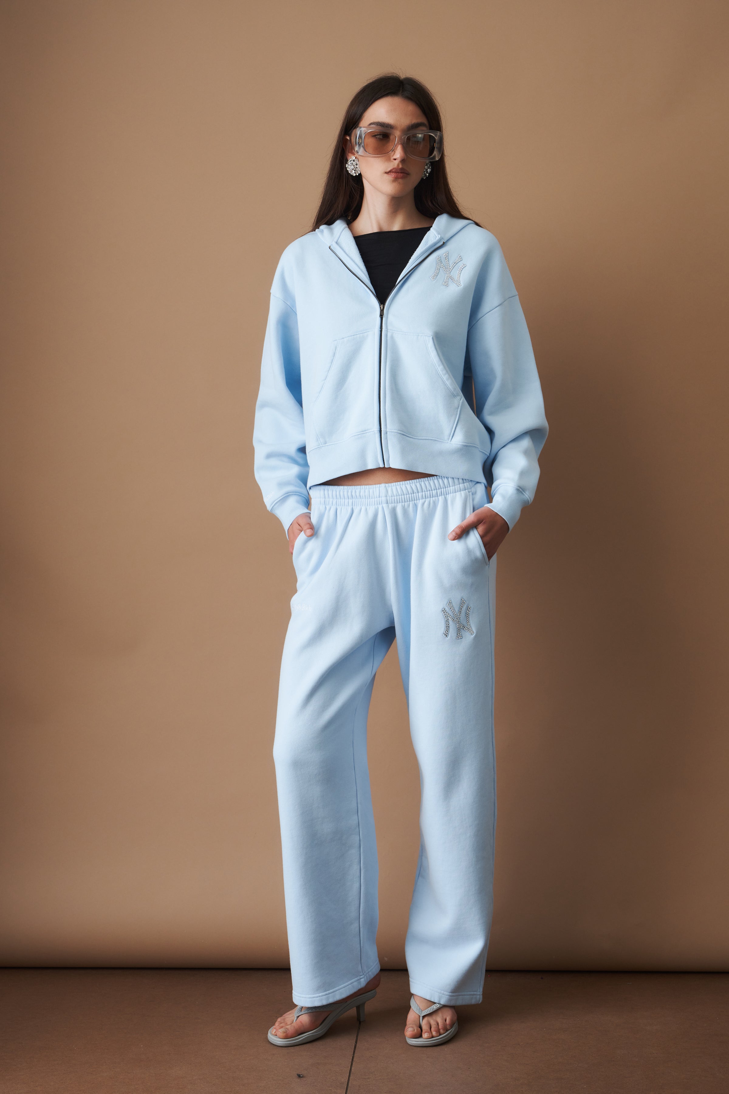 Yankees Krystal Zip Hoodie