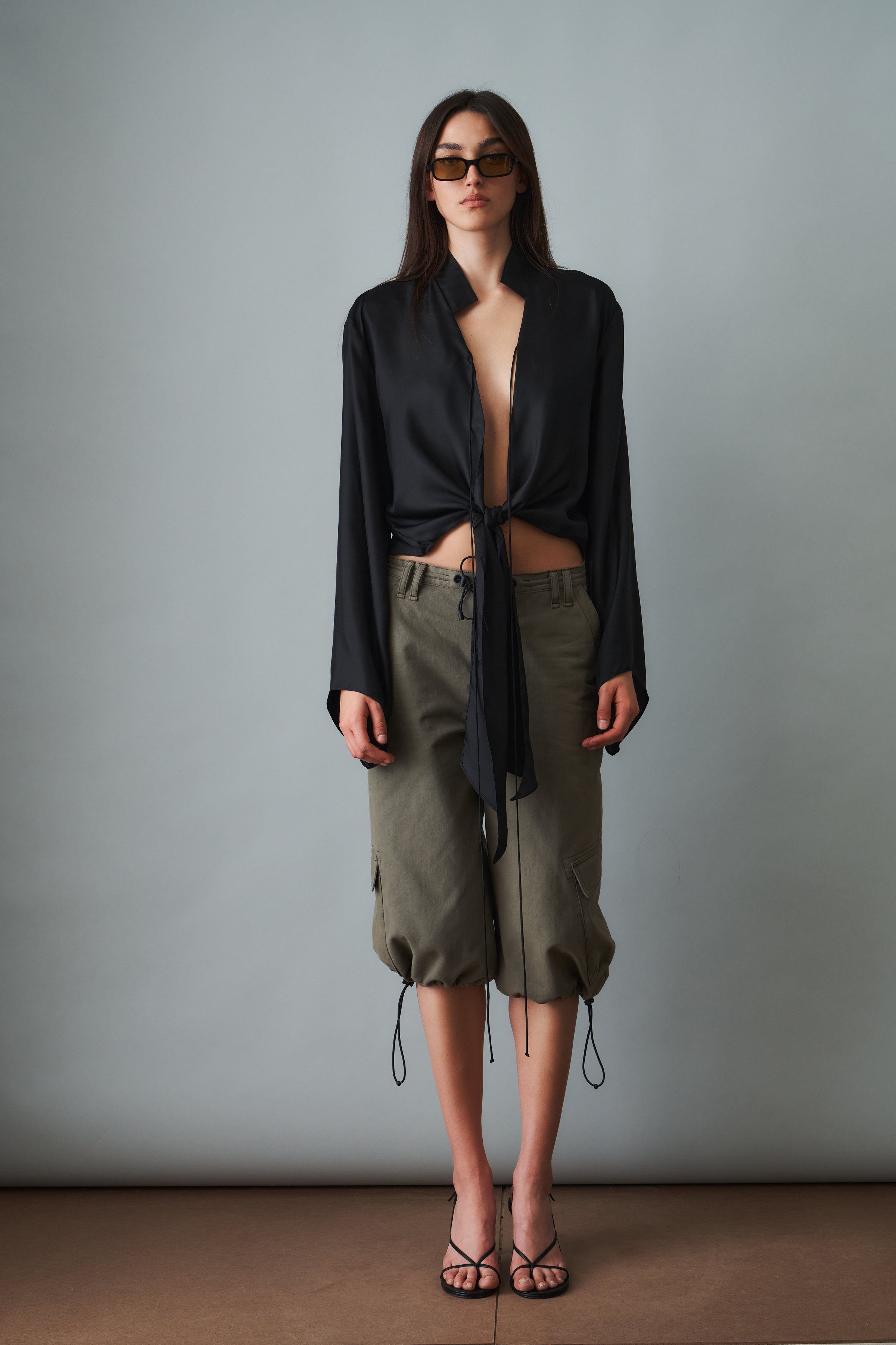 Ami Silk Shirt Black
