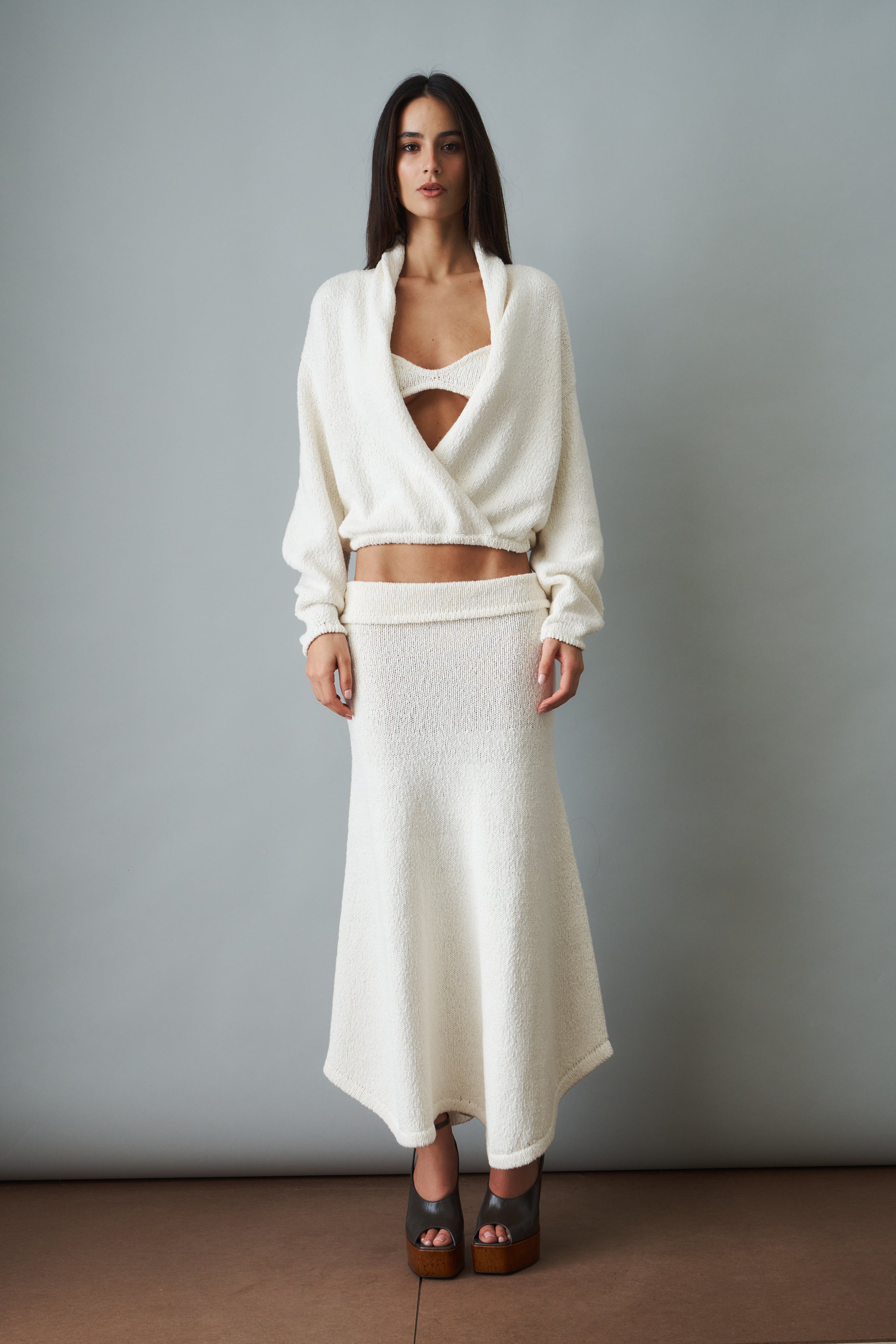 Kena Top Off White
