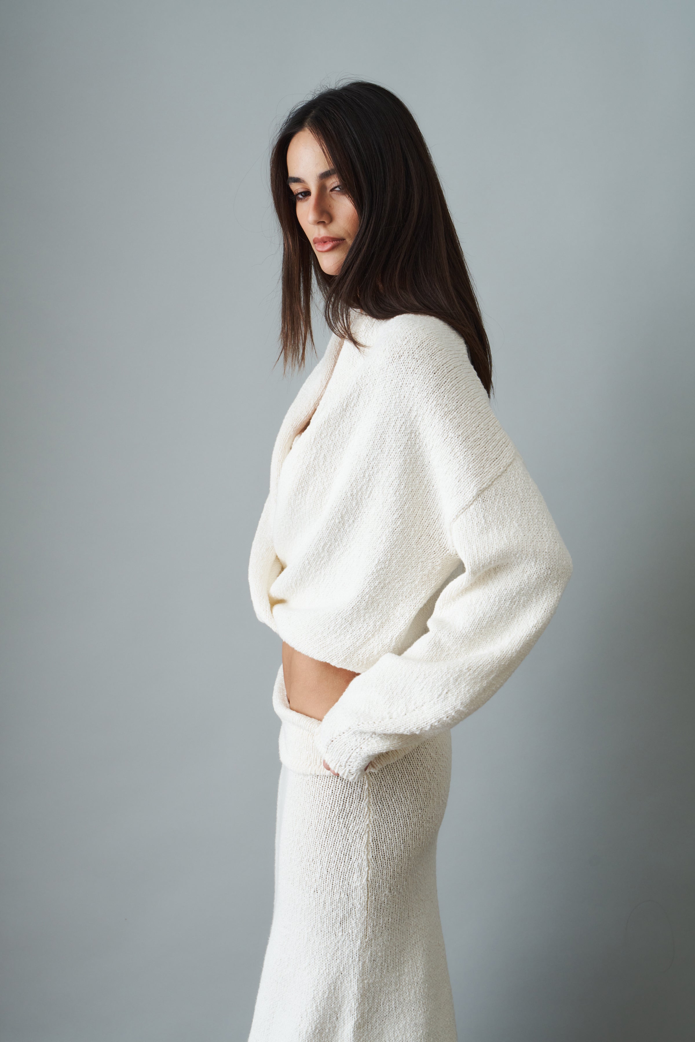 Kena Top Off White