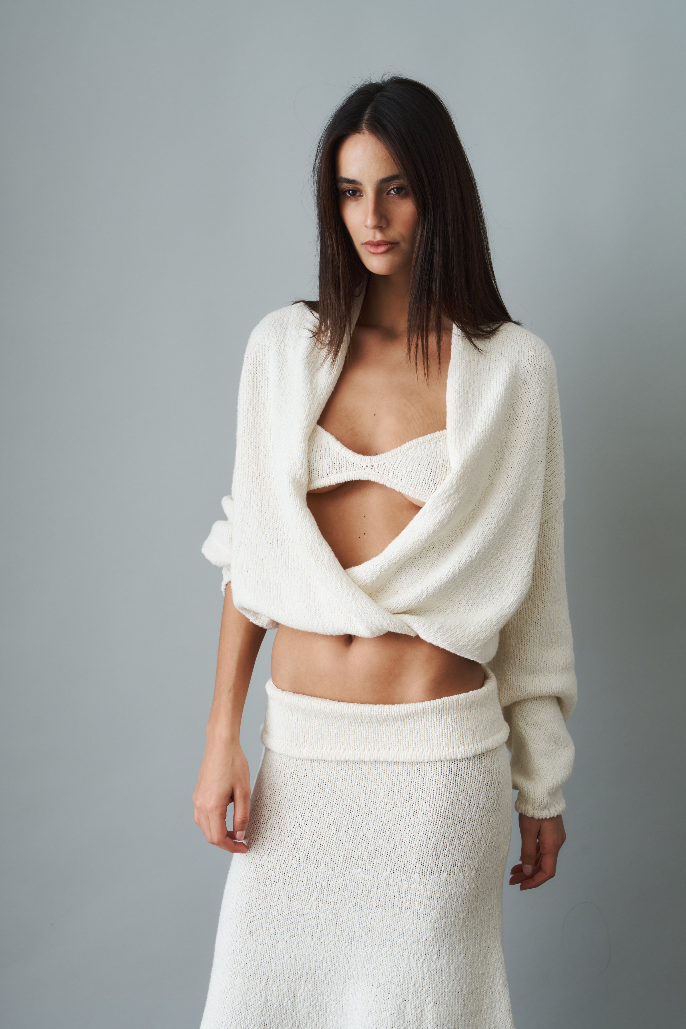 Kena Top Off White