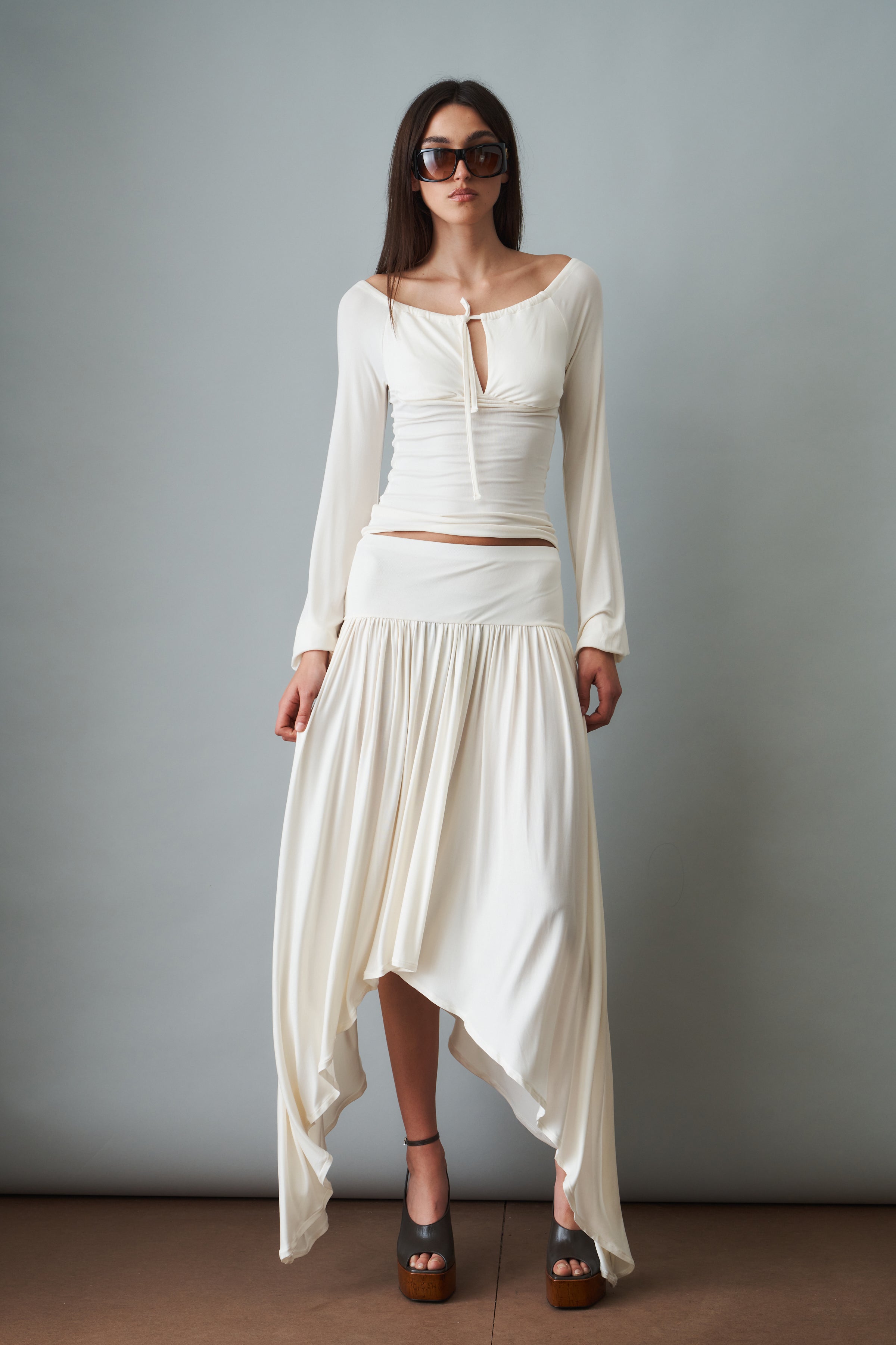 Elya Skirt White