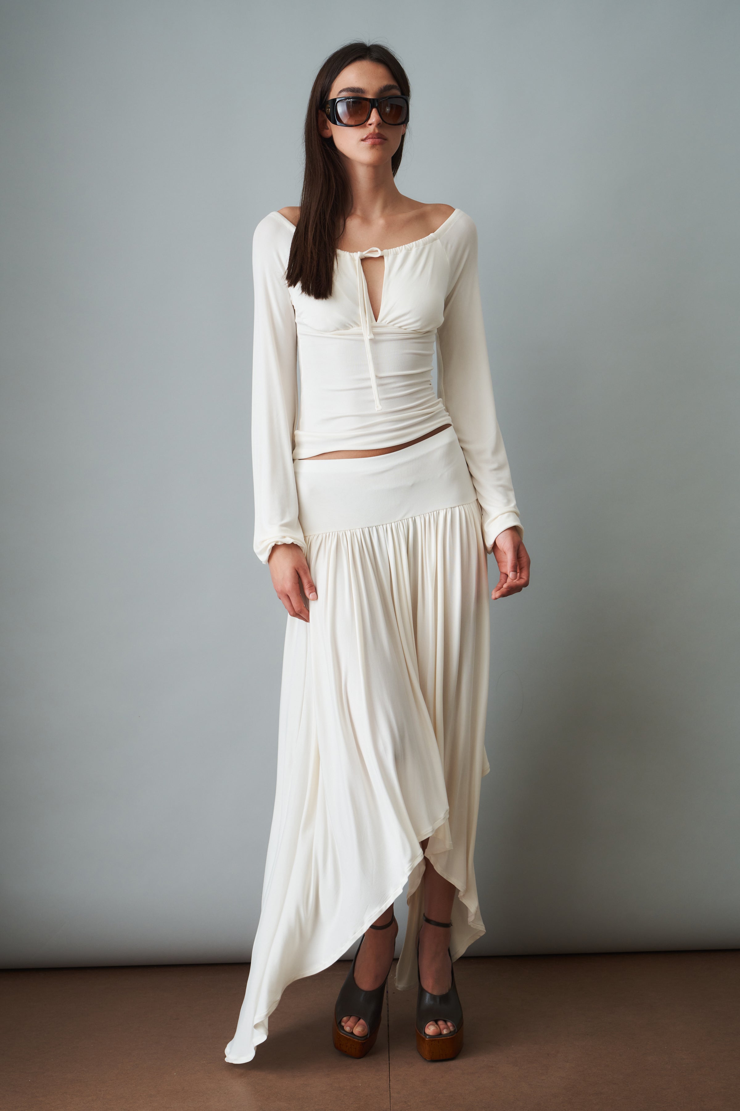 Elya Skirt White