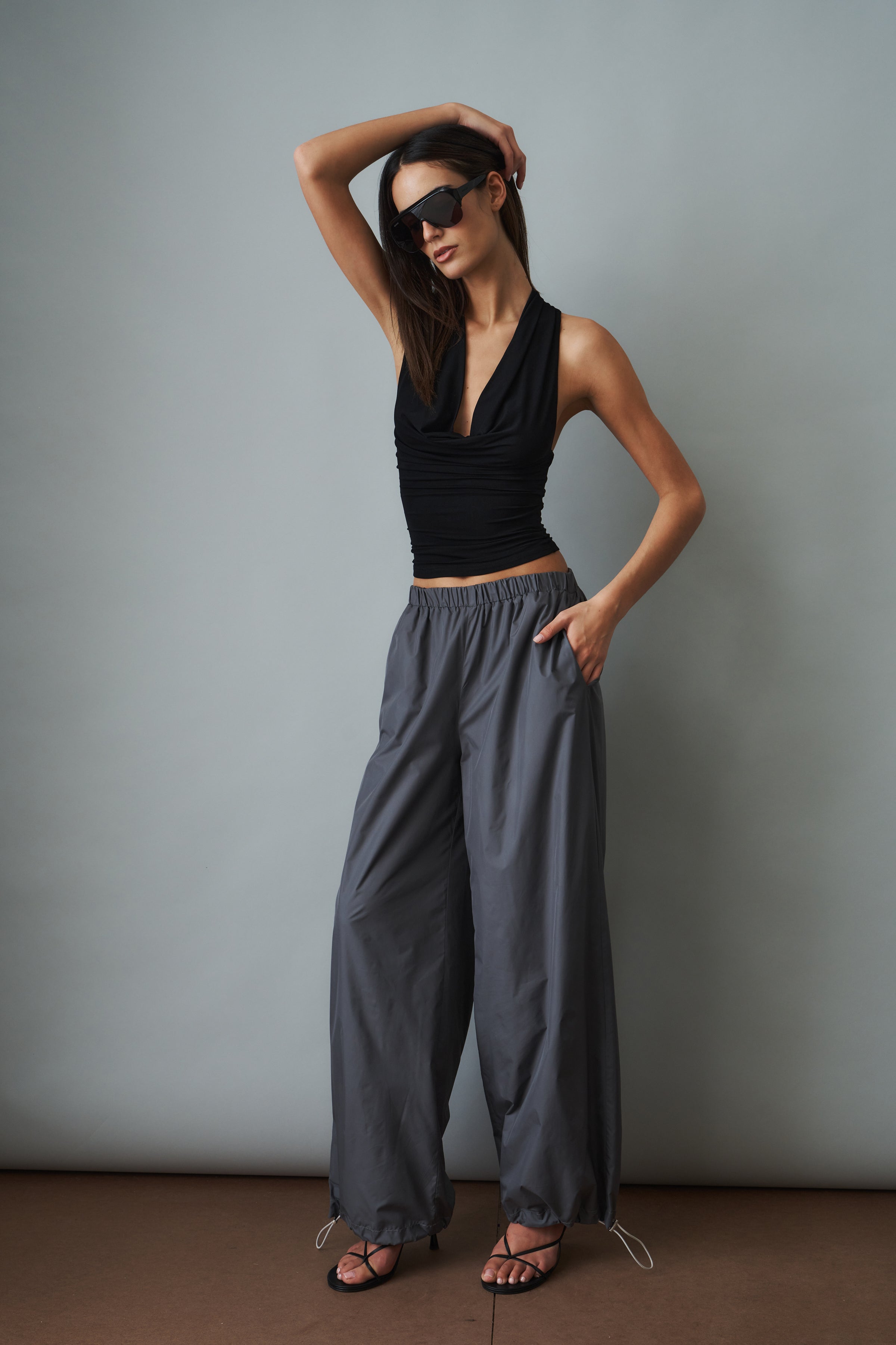 Selis Pants Stone Grey