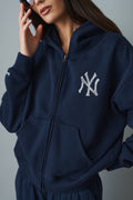 Yankees Krystal Zip Hoodie