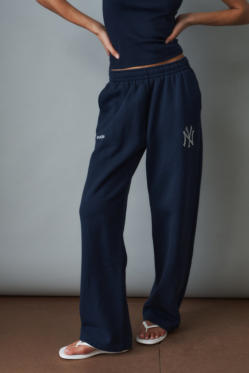 Yankees Krystal Wide Sweatpant