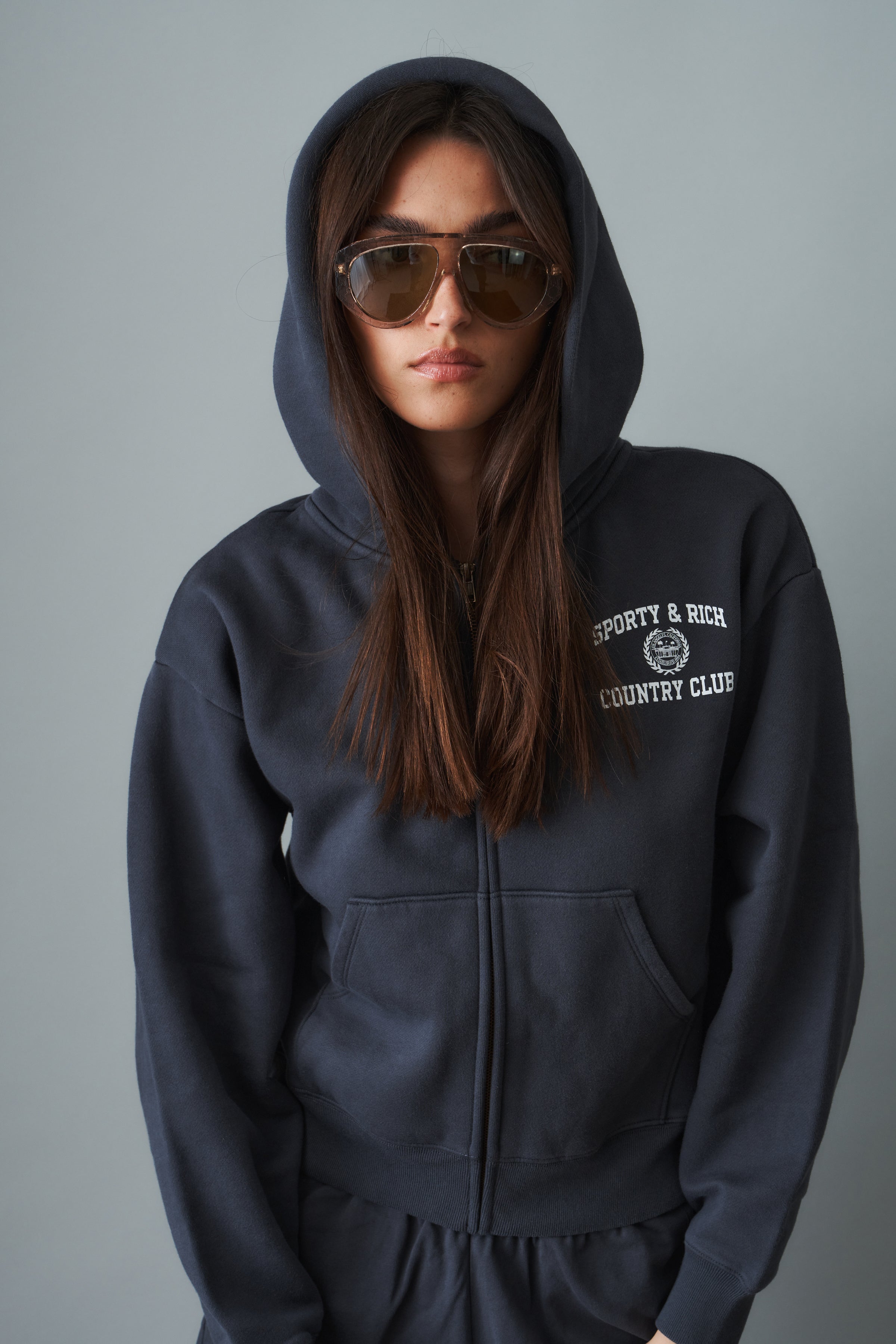 Varsity Crest Zip Hoodie