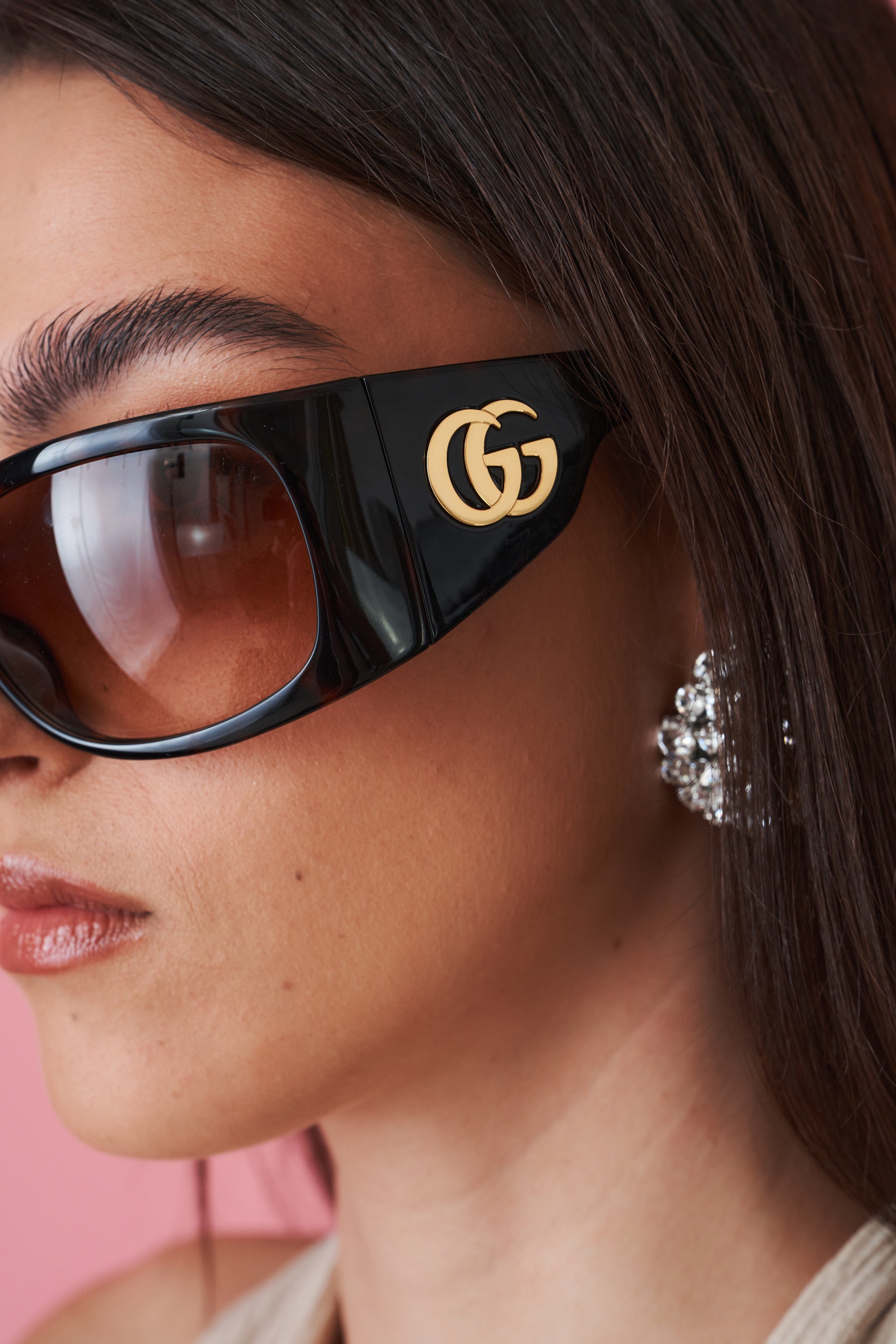 Havana Wrap Sport Sunglasses