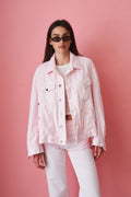 New Janet Velvet Pier Pink Jacket