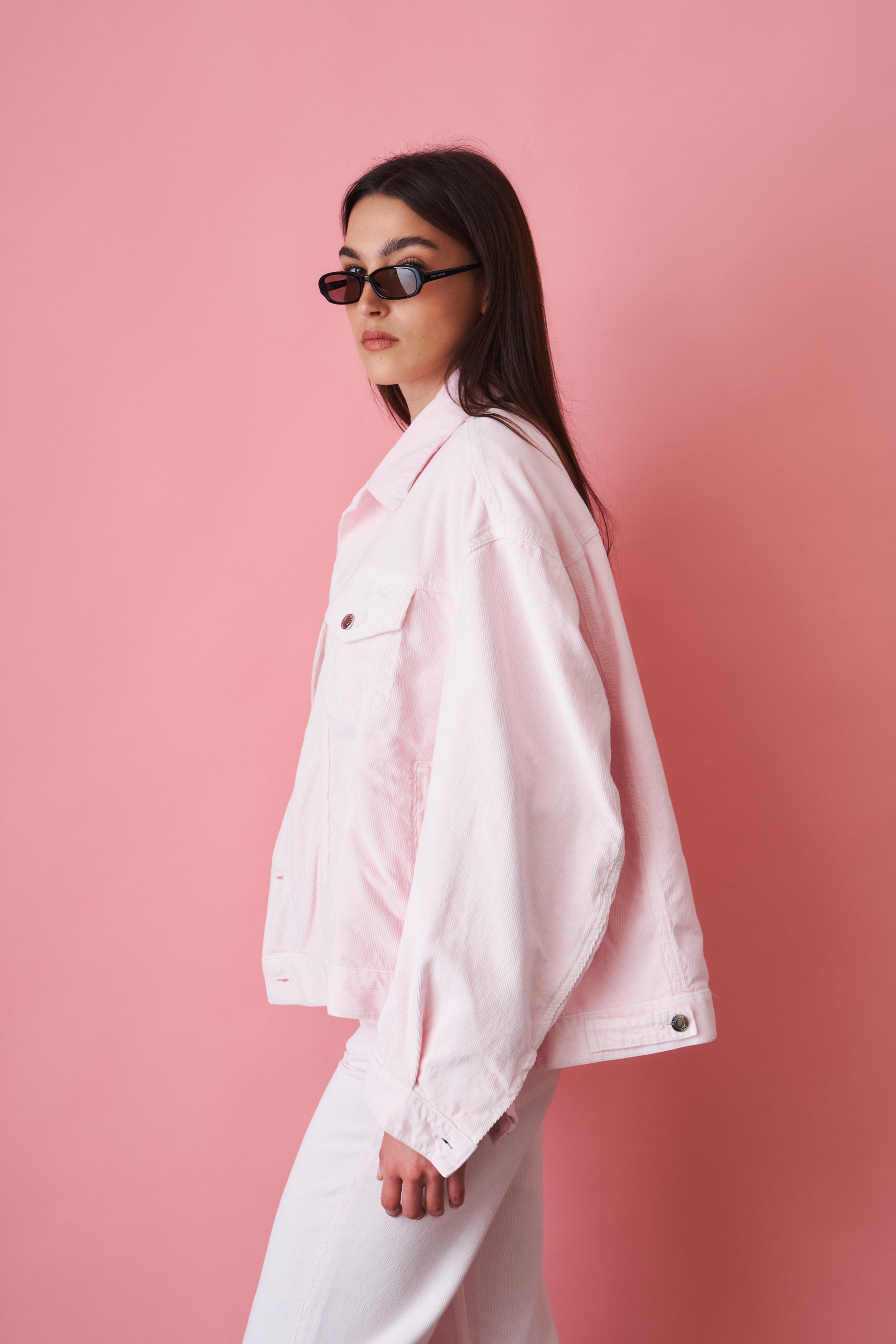 New Janet Velvet Pier Pink Jacket