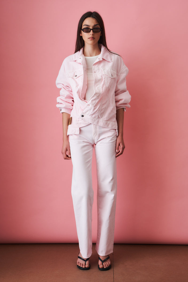 New Janet Velvet Pier Pink Jacket