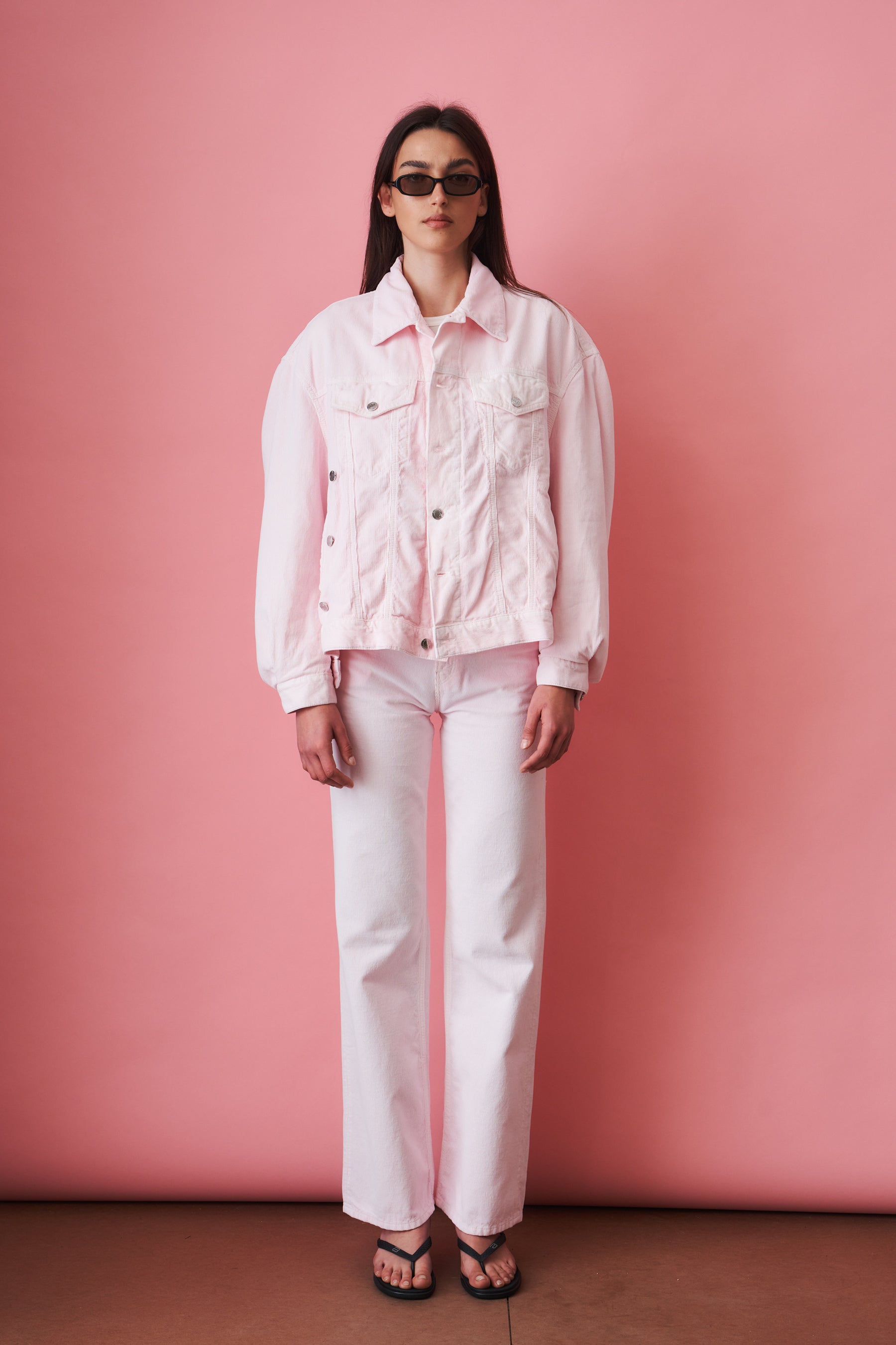 New Janet Velvet Pier Pink Jacket