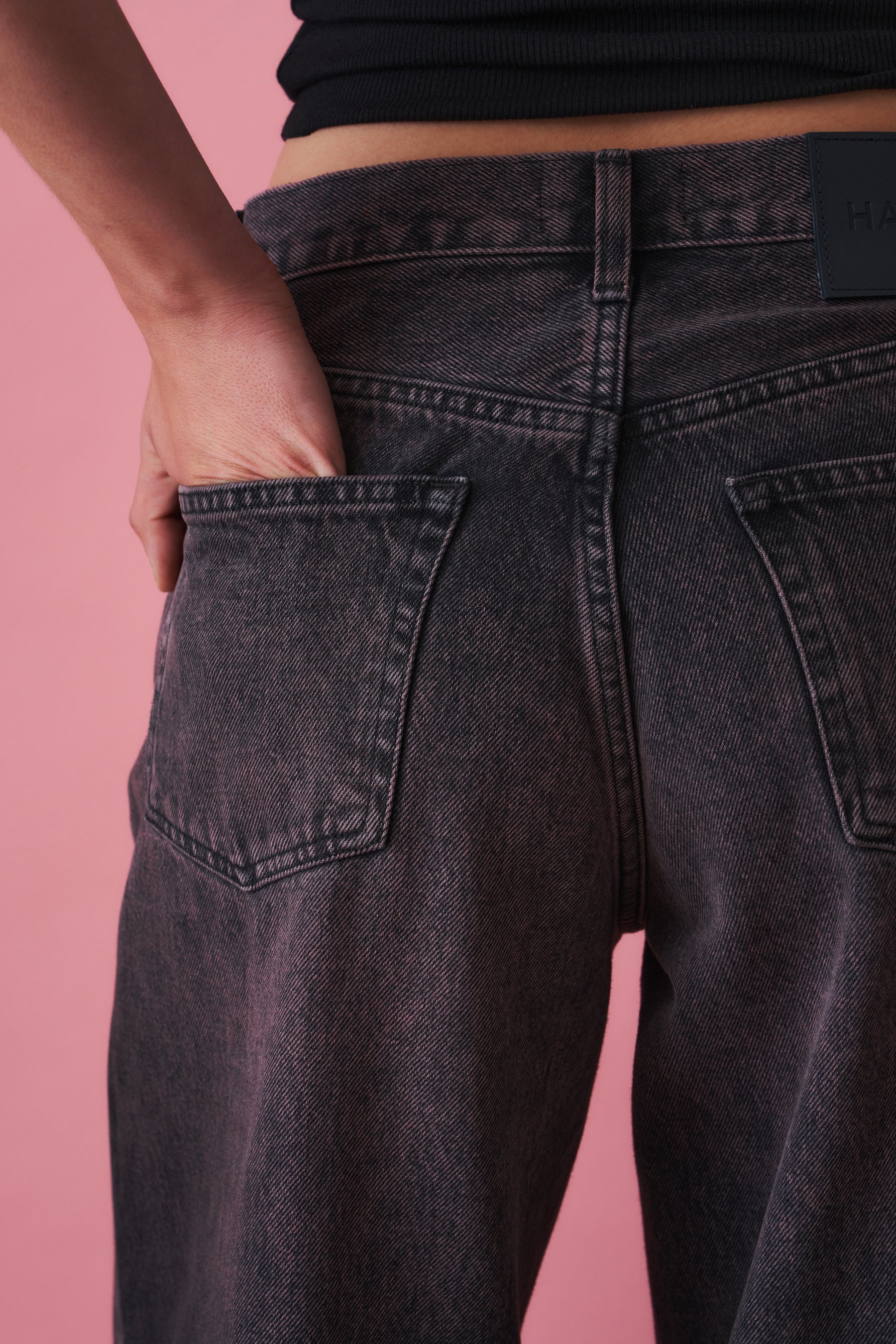 Bethany Pink Black Jean