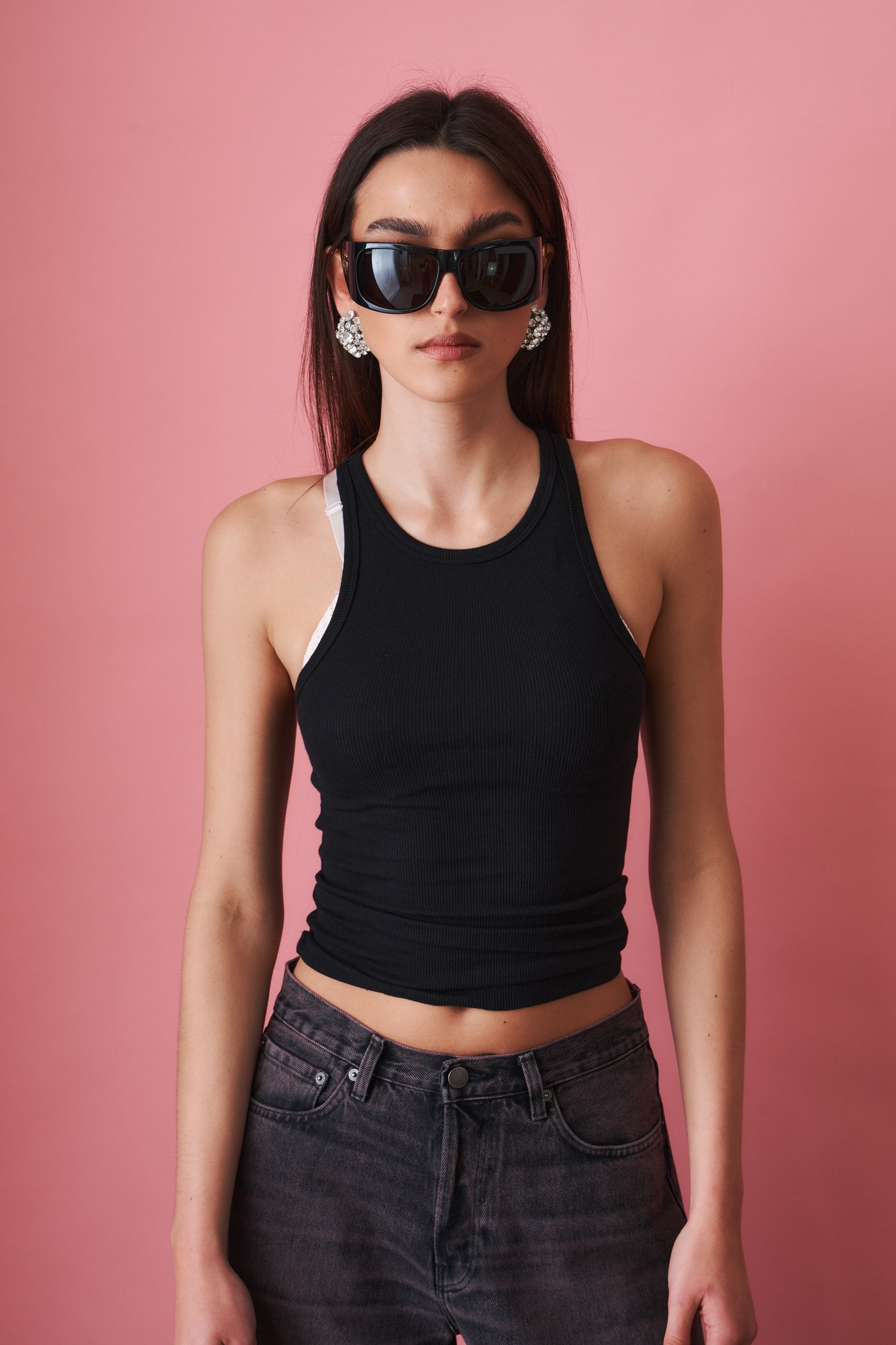 High Neck Fitted Tank