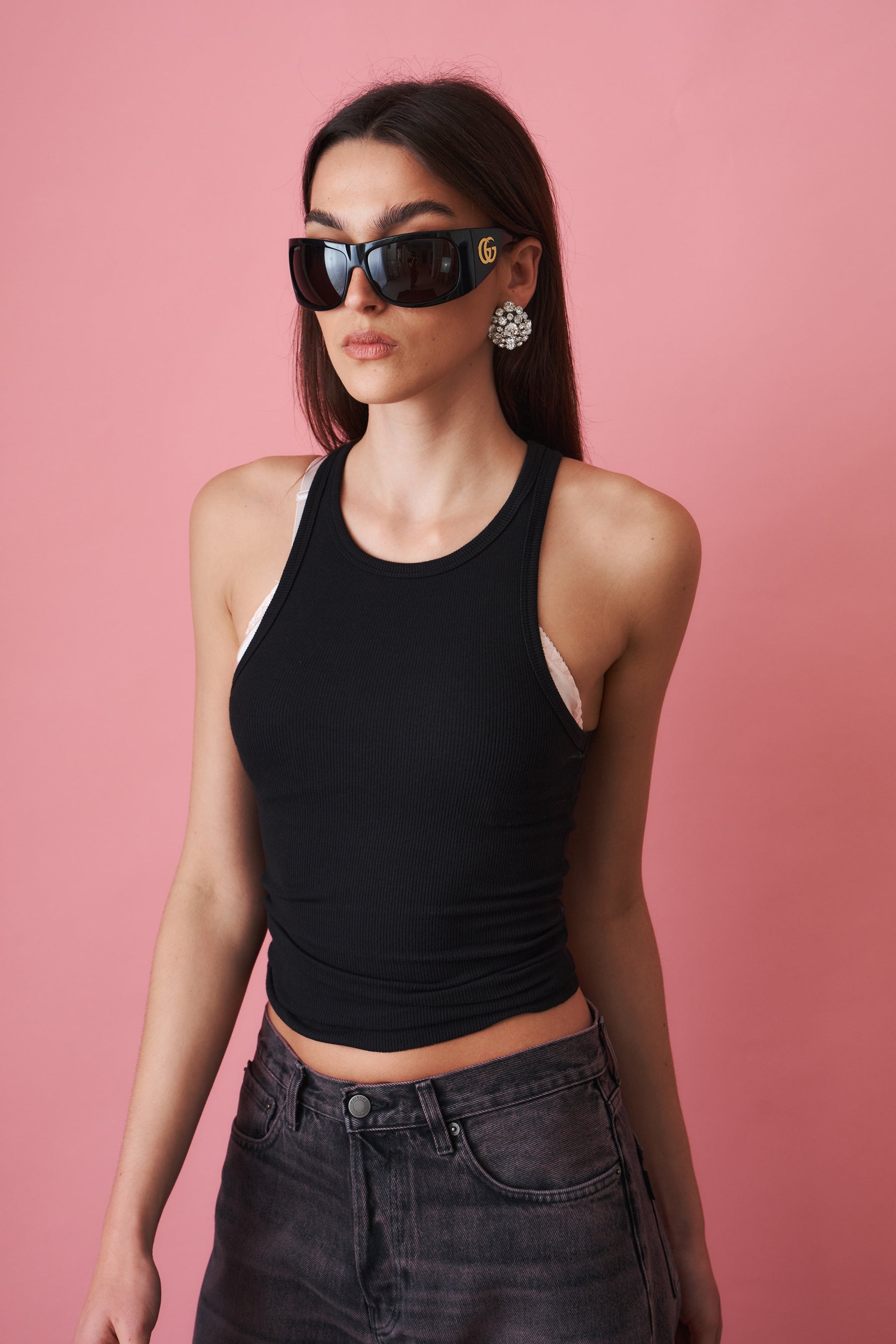 High Neck Fitted Tank
