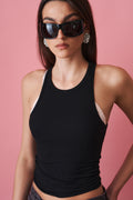 High Neck Fitted Tank