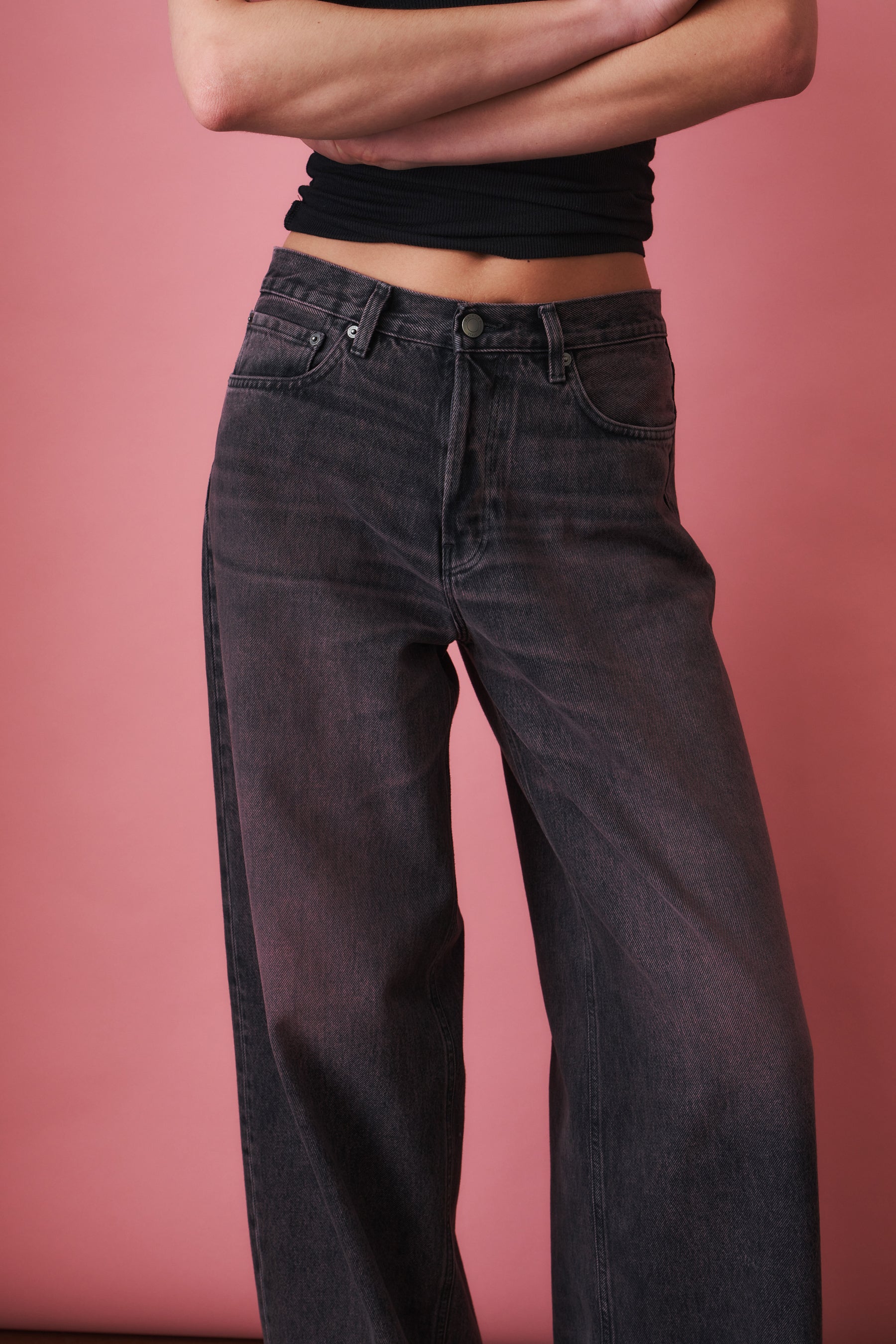 Bethany Pink Black Jean