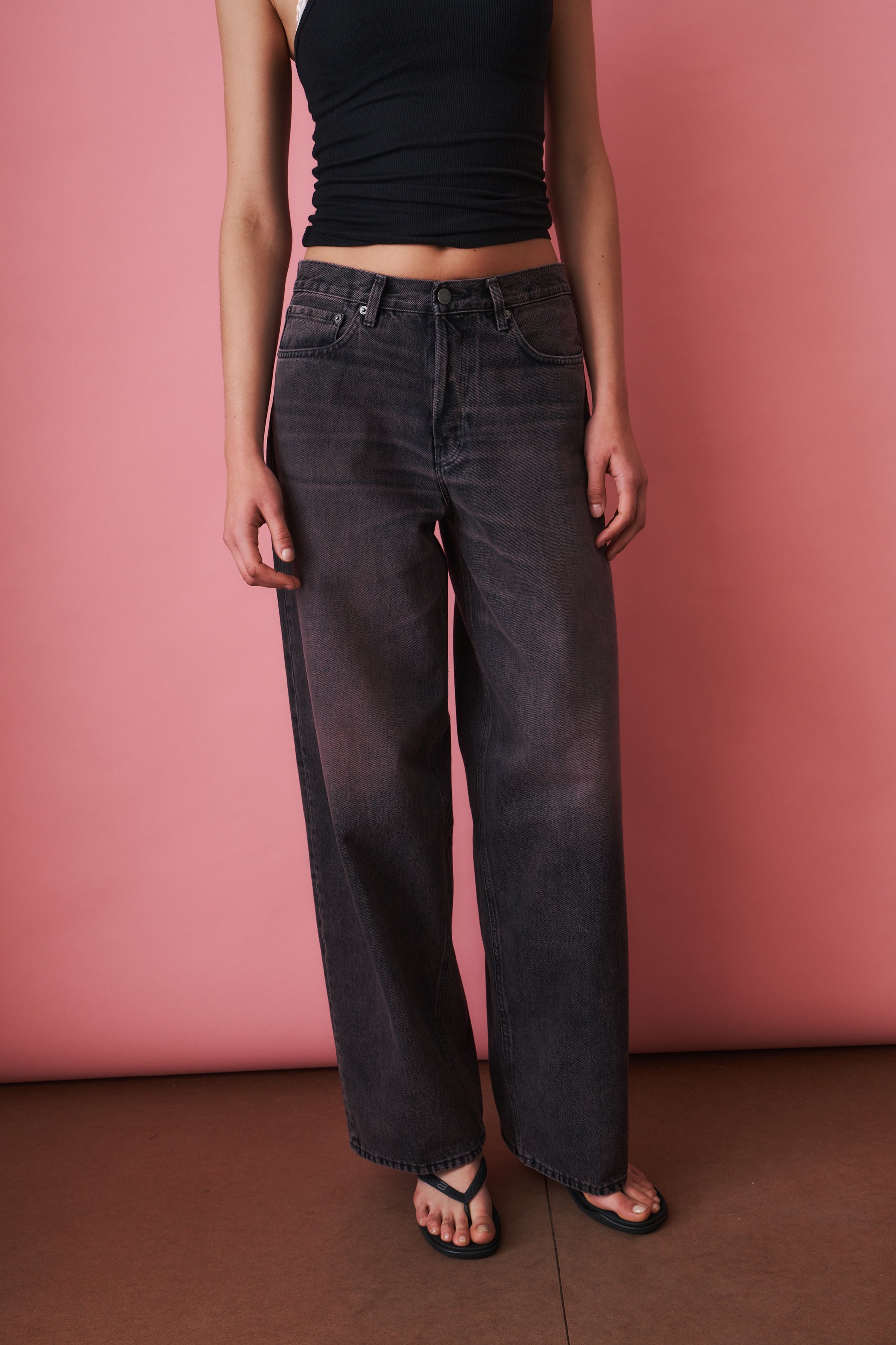 Bethany Pink Black Jean