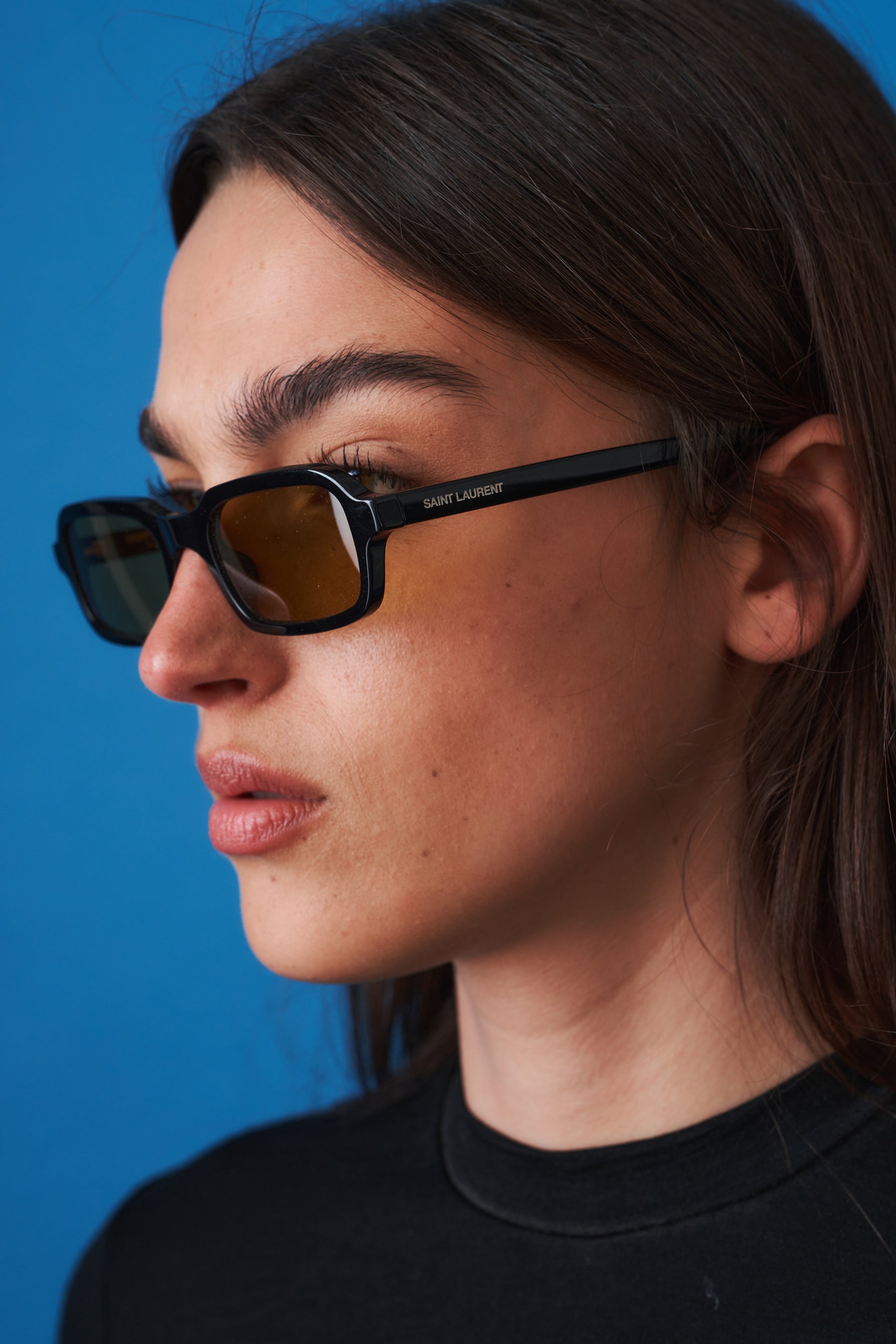 Black Oval Sunglasses