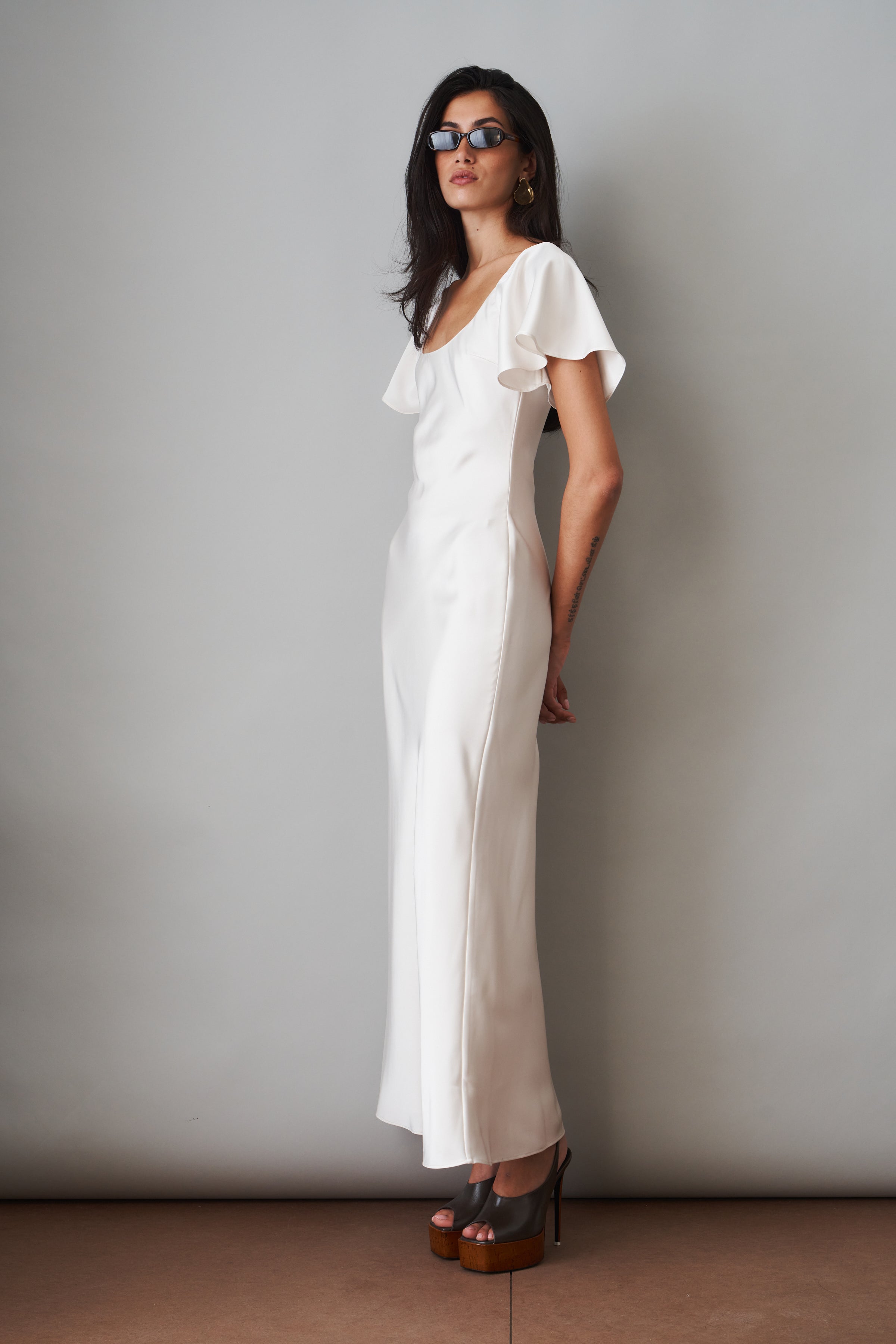Flova Egret Dress