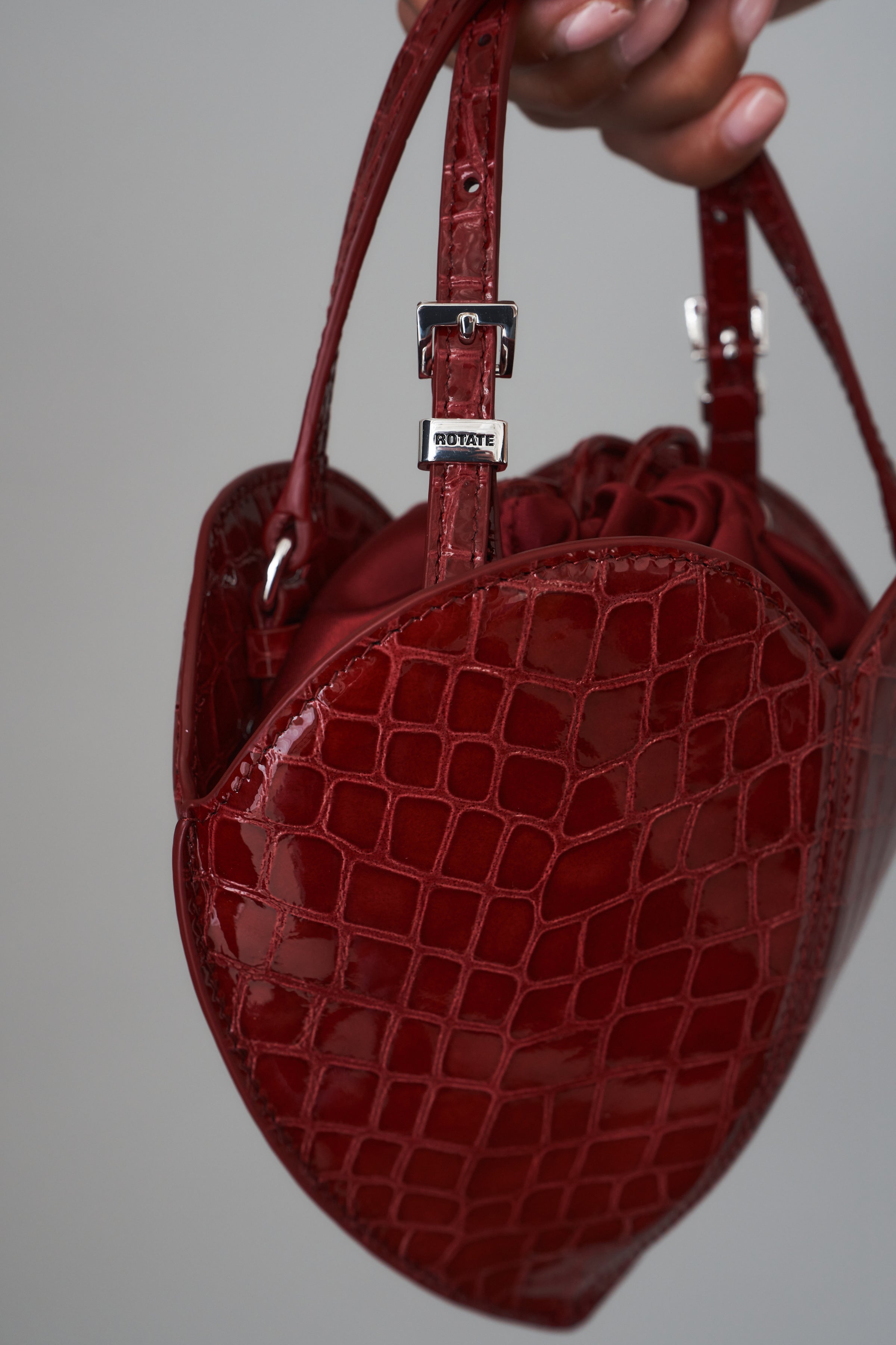 Heart Croco Bag