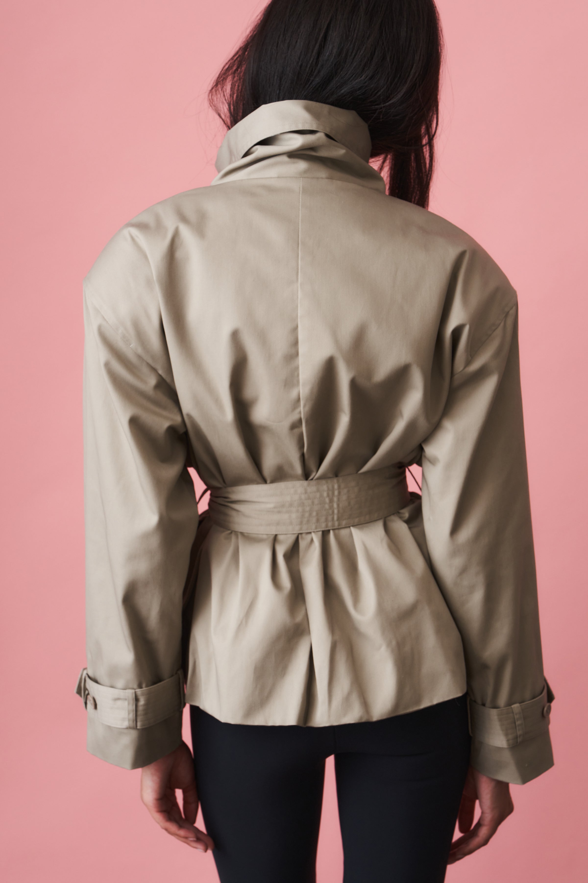 Tavi Trenchcoat Aluminum