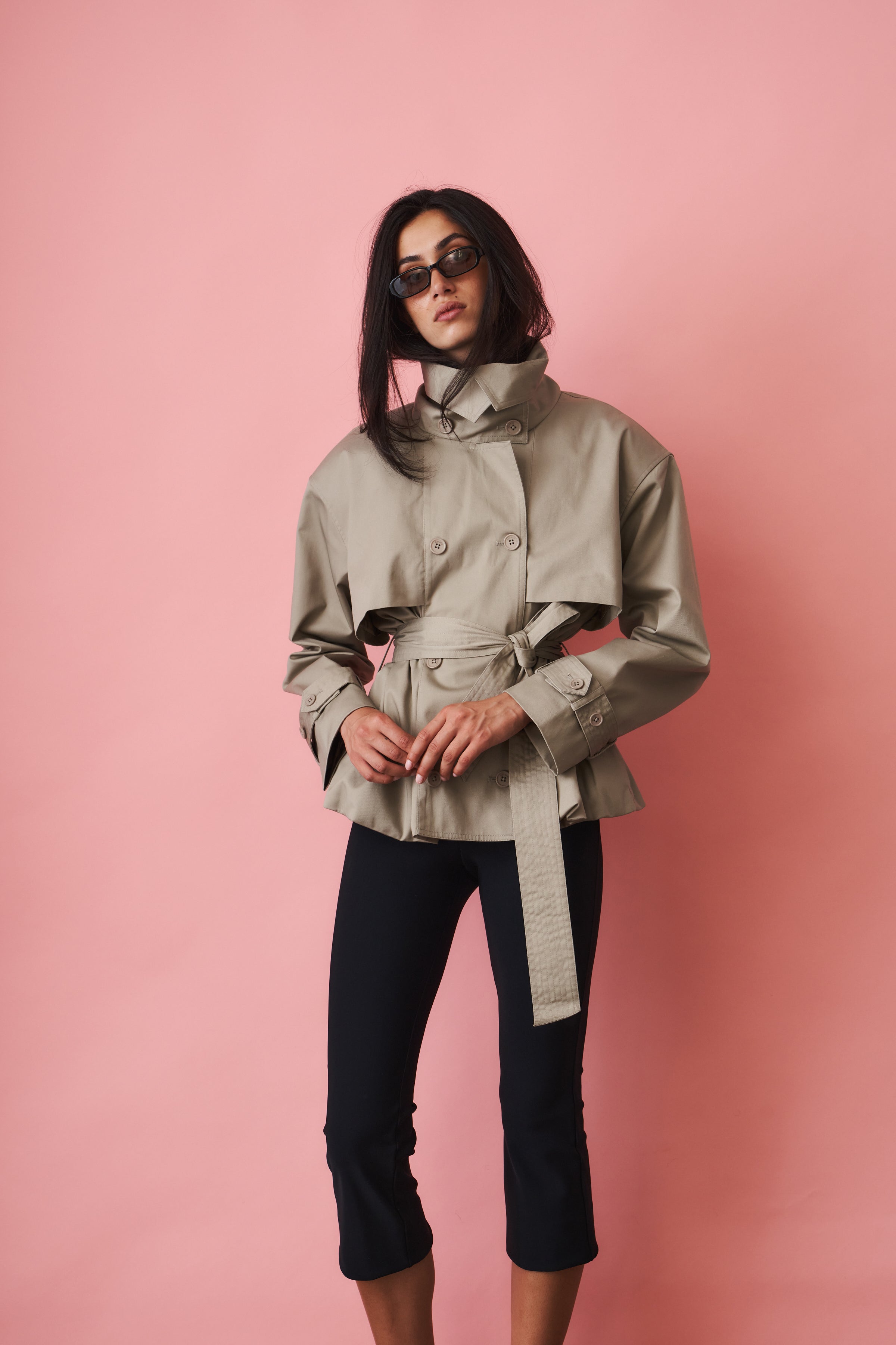 Tavi Trenchcoat Aluminum