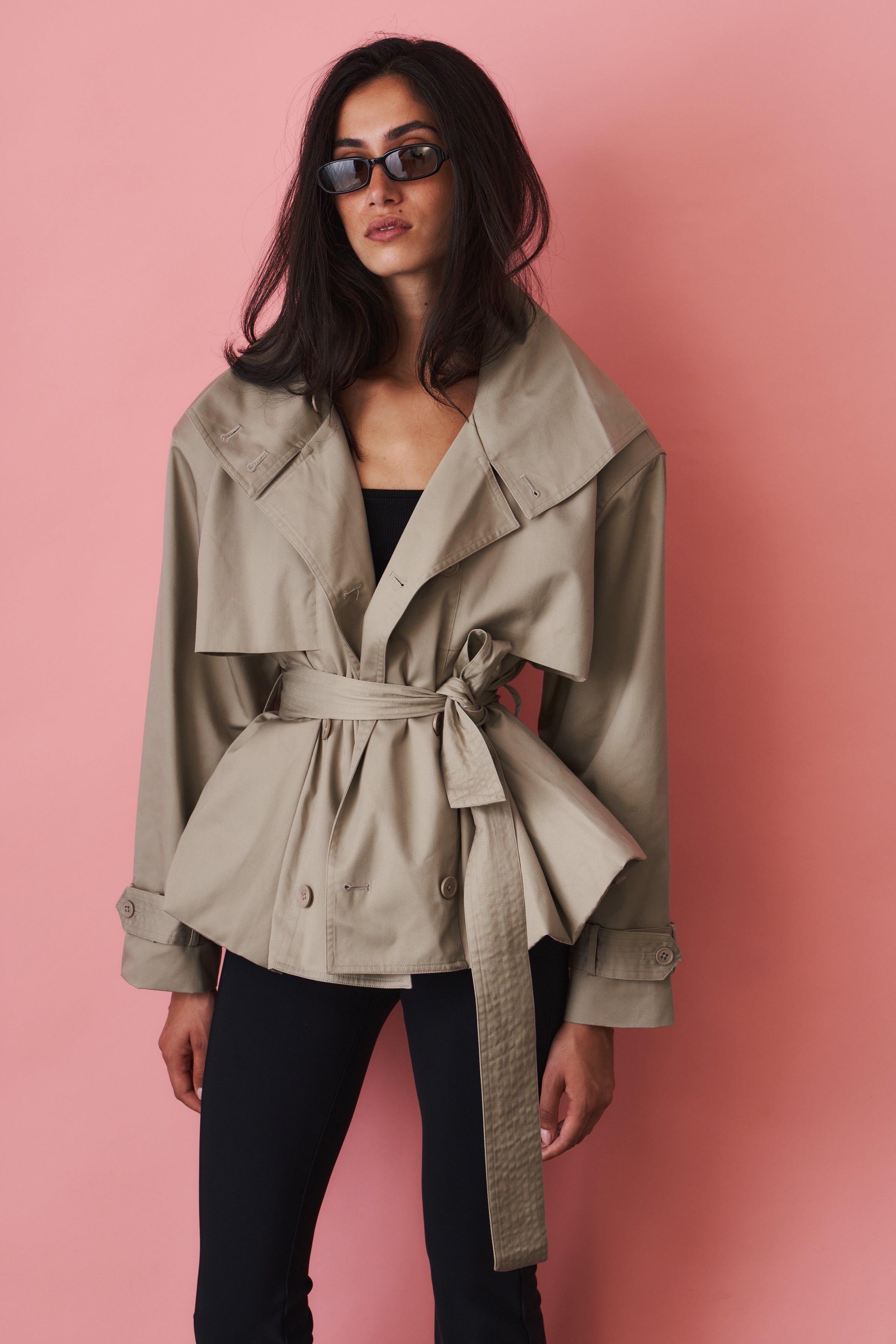 Tavi Trenchcoat Aluminum