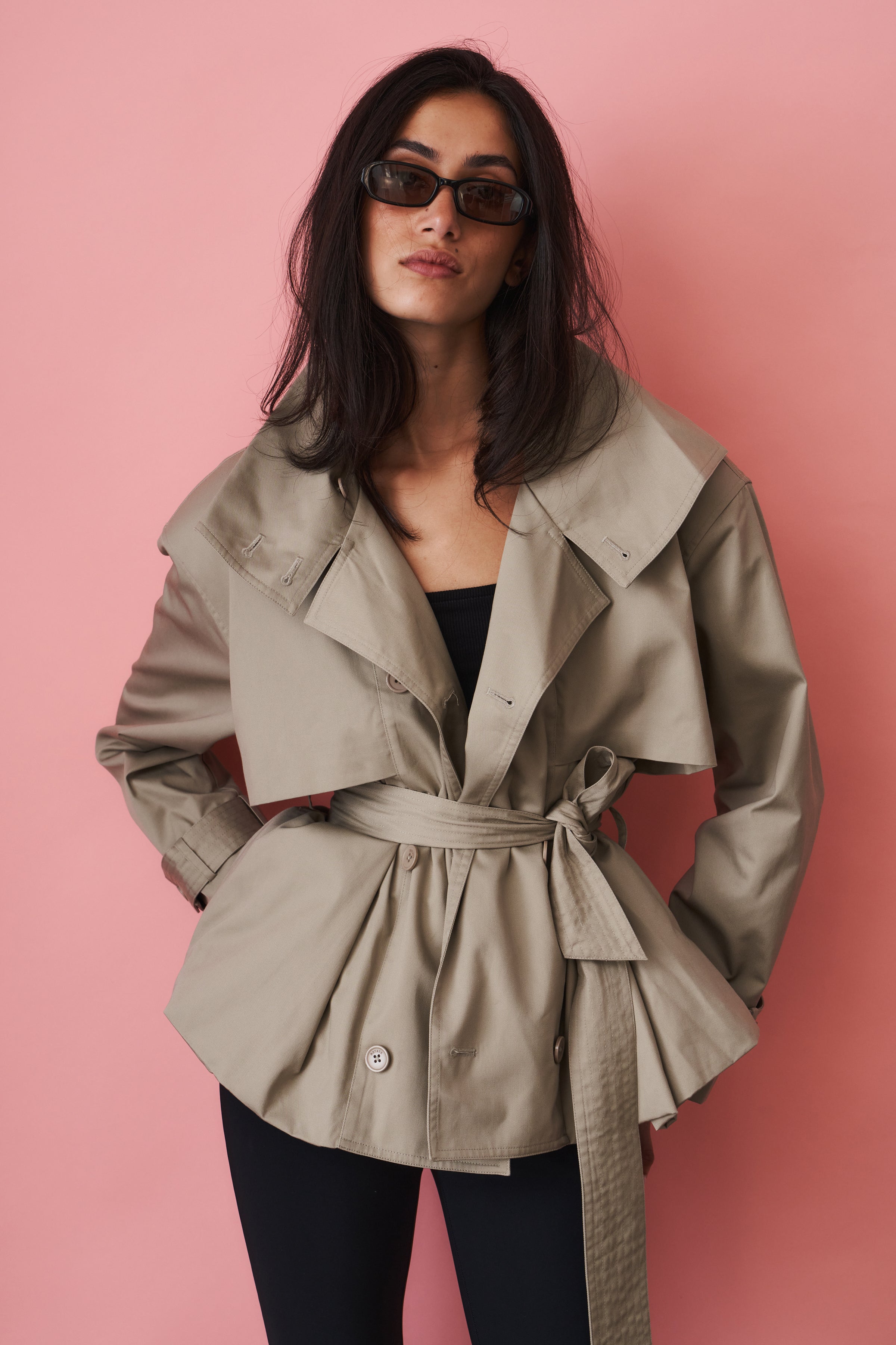 Tavi Trenchcoat Aluminum