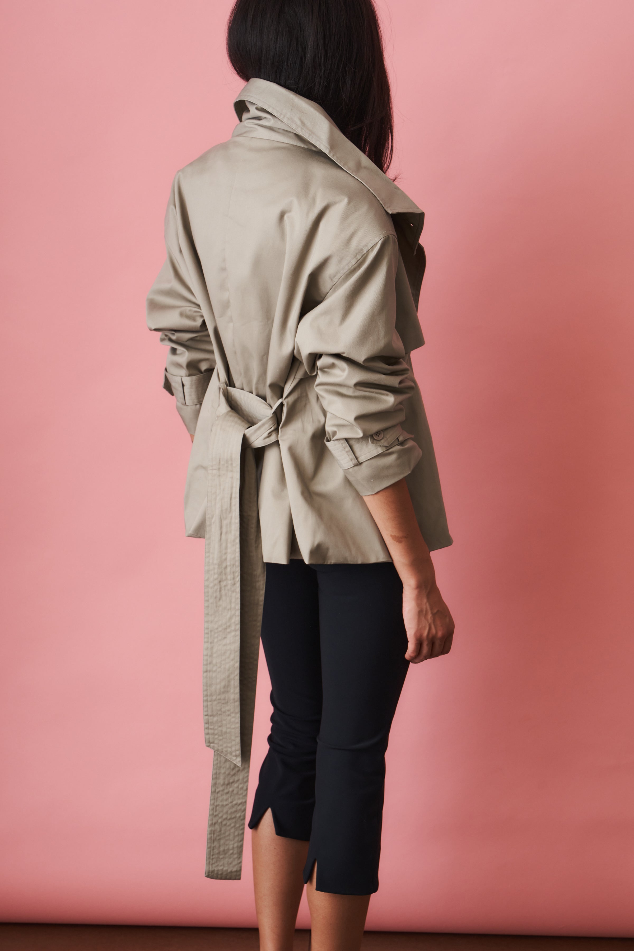 Tavi Trenchcoat Aluminum