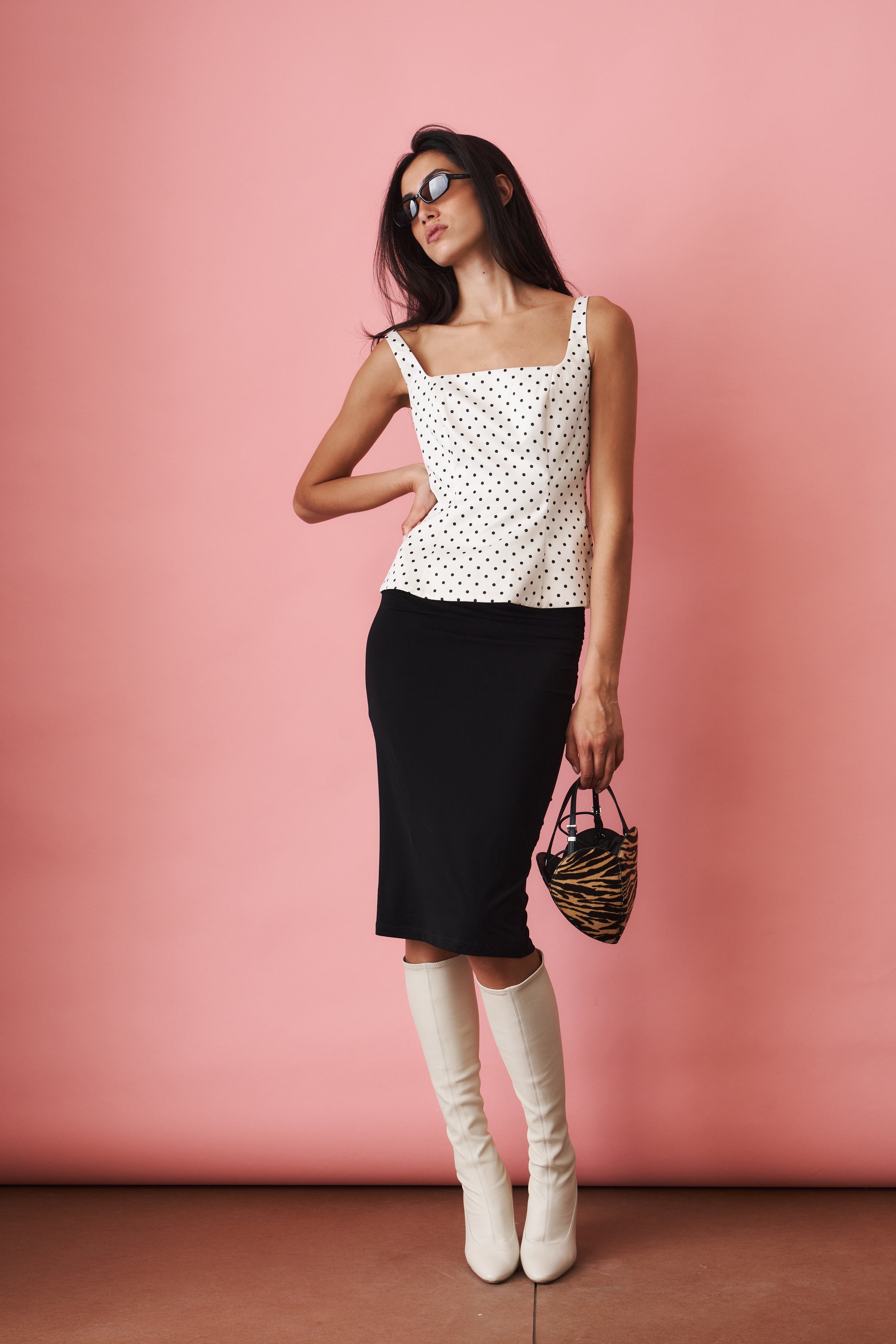 Loreen Polka Dot Top