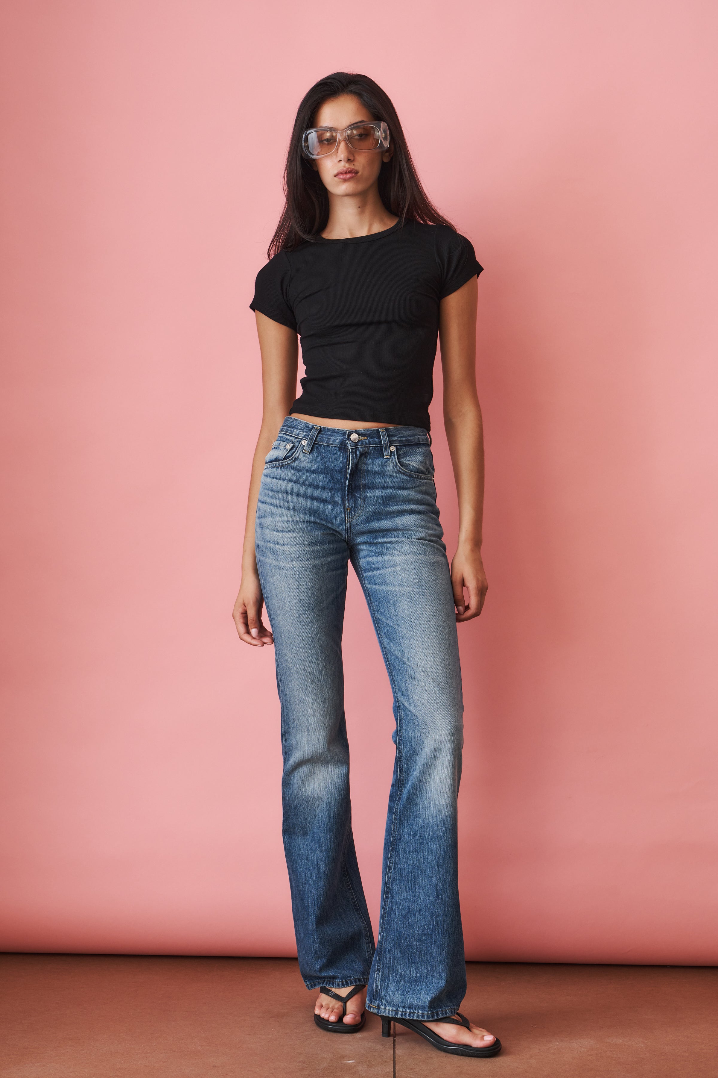 Butter Rib Baby Tee Black